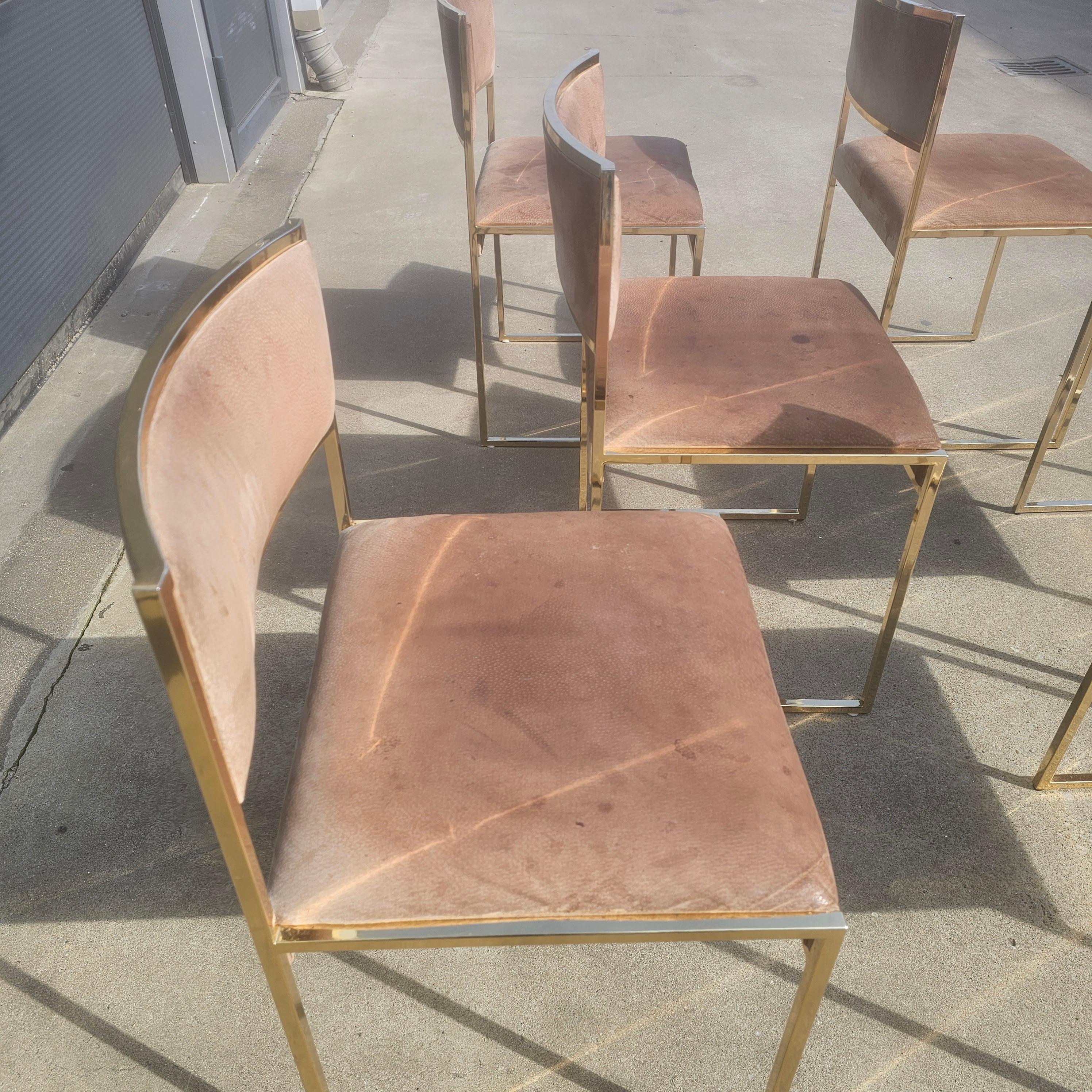 Metal Set of 6 Brass 