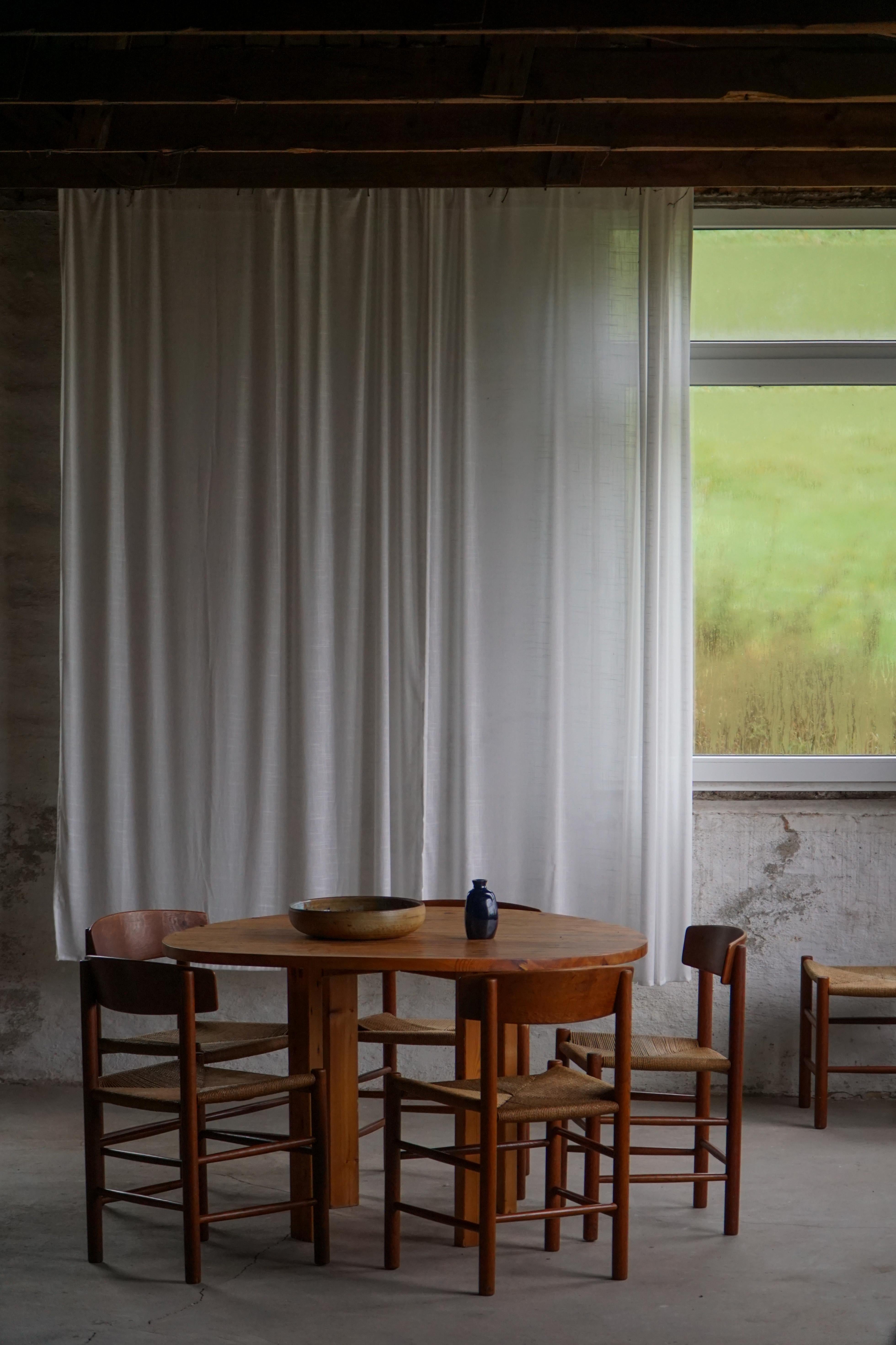 Ensemble de 6 chaises de salle à manger J39 'Folkestole' de Børge Mogensen en Oak, FDB Møbler, années 1950 en vente 3
