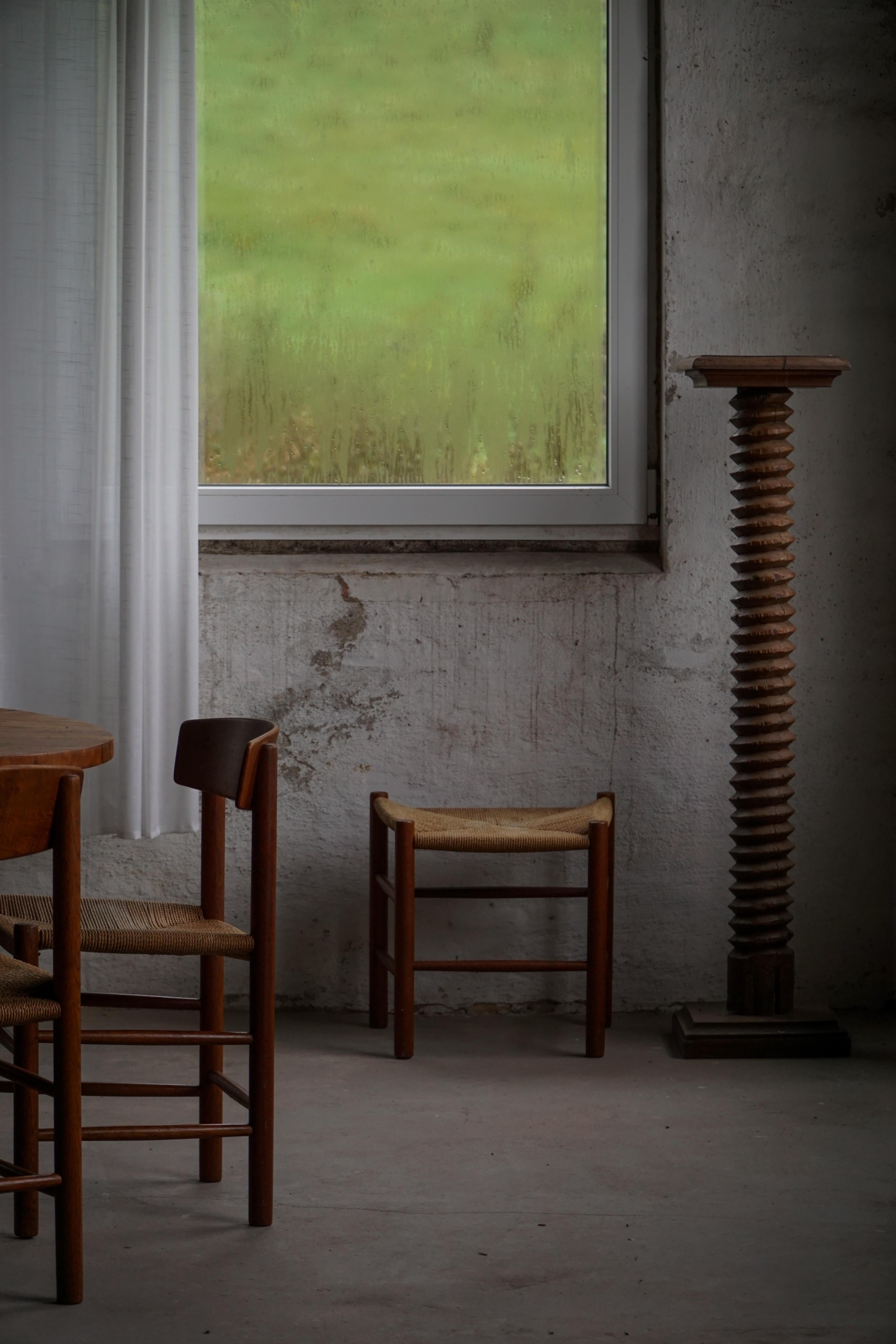Ensemble de 6 chaises de salle à manger J39 'Folkestole' de Børge Mogensen en Oak, FDB Møbler, années 1950 en vente 12