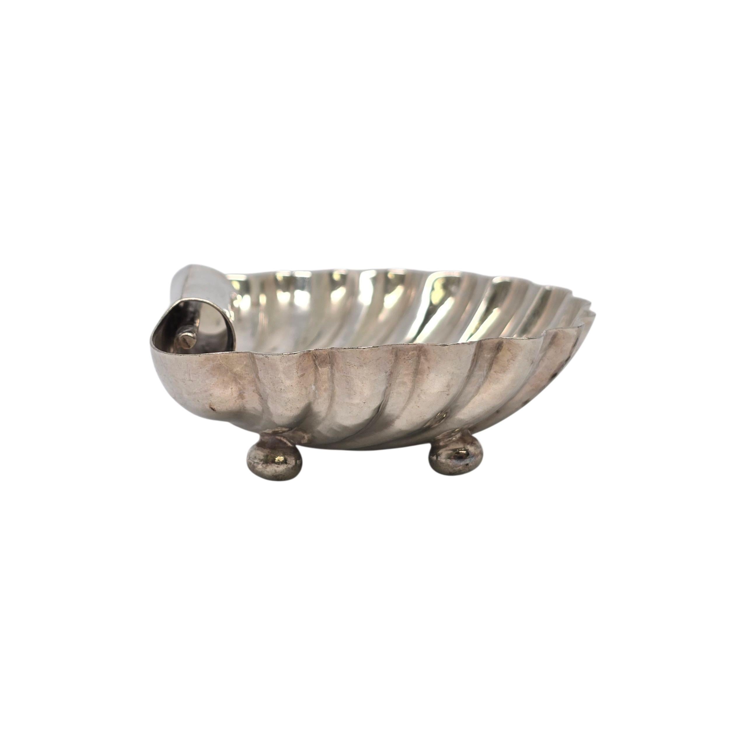 Satz von 6 Buccellati Sterling Silber Scroll Muschel kleine Schalen #23222 im Zustand „Gut“ im Angebot in Washington Depot, CT