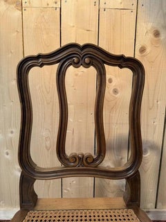 Set of 6 caned chairs in Venetian style - Louis XV