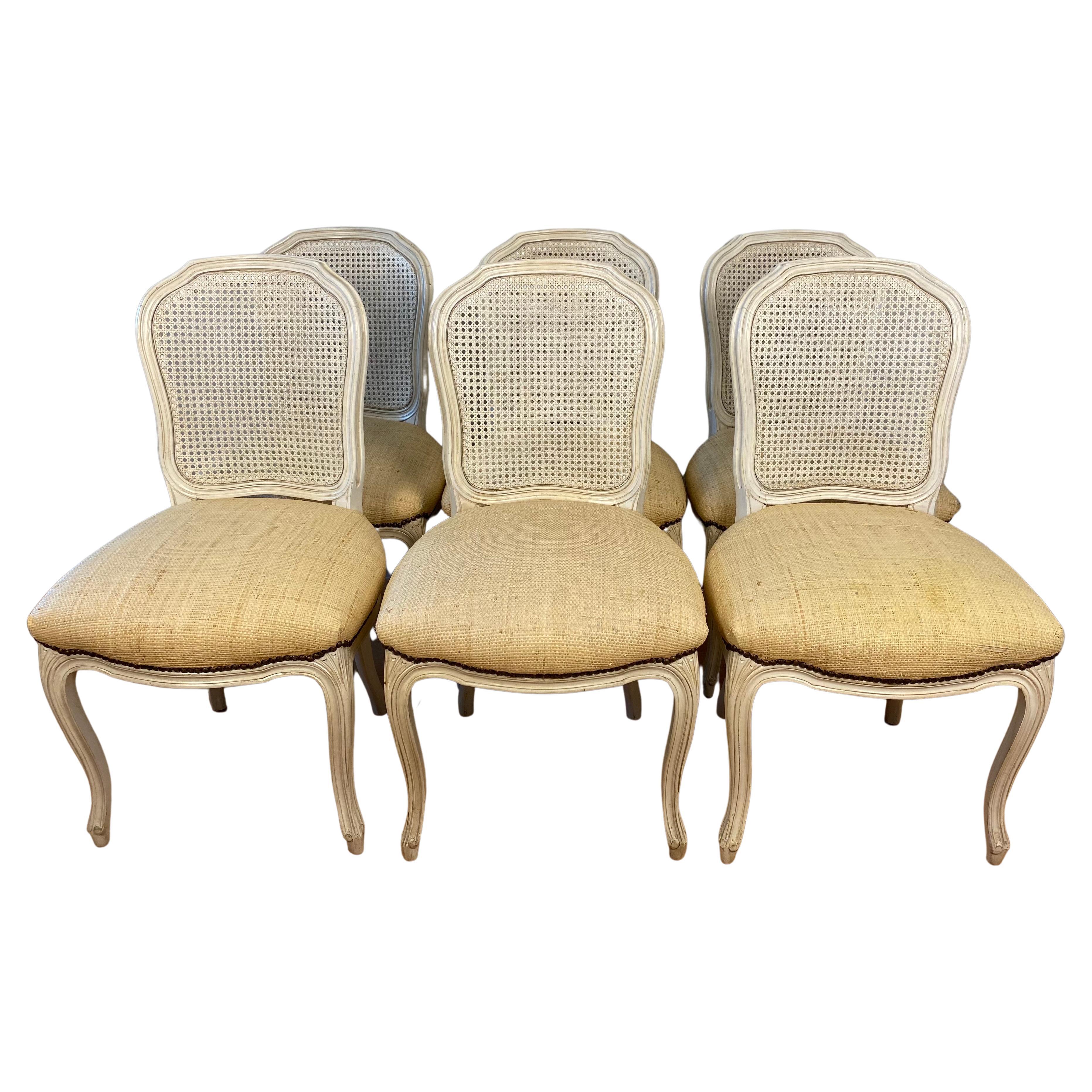Louis XV Style French Country Dining Chairs at 1stDibs