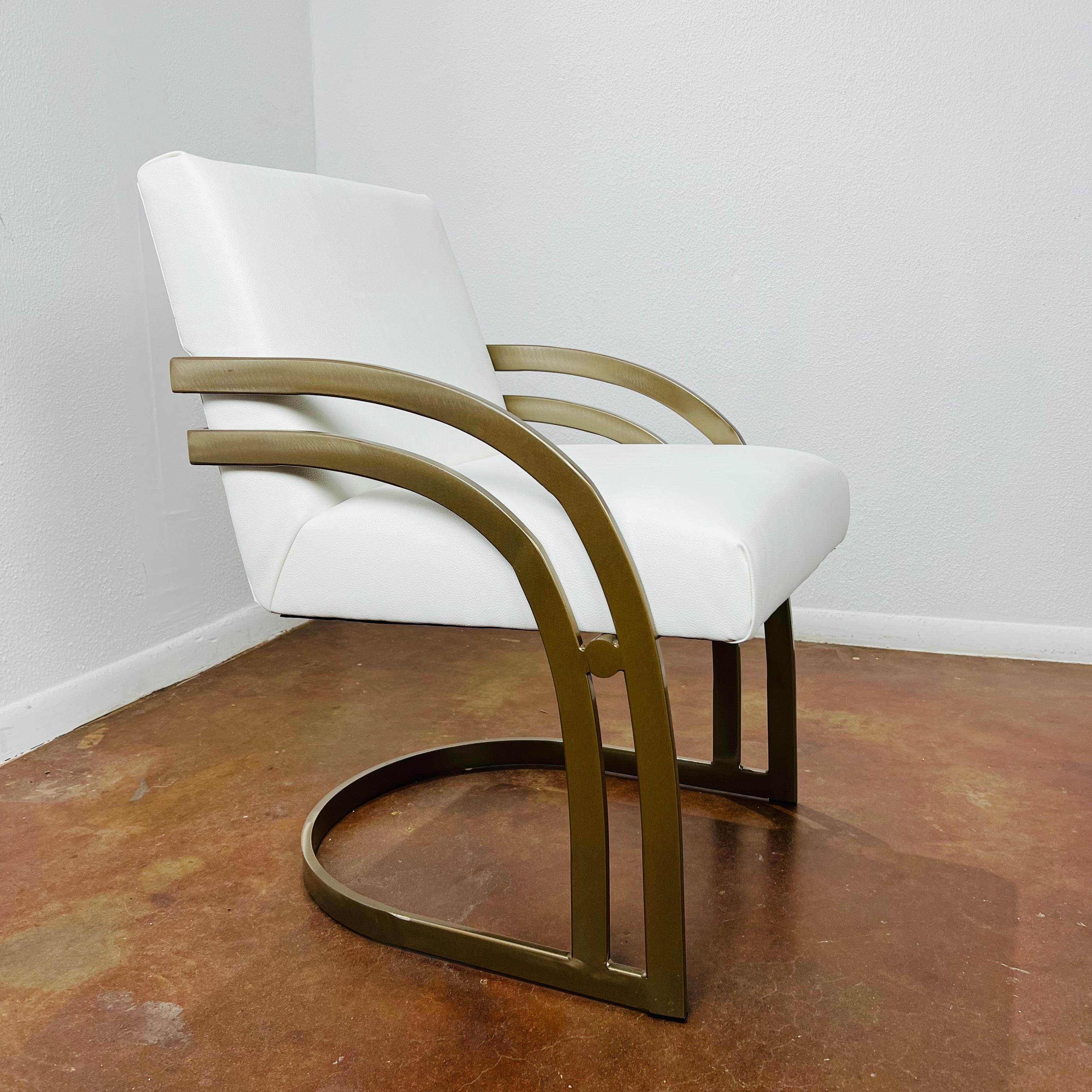 Set of 6 Cantilever Chairs in the Style of Milo Baughman 6