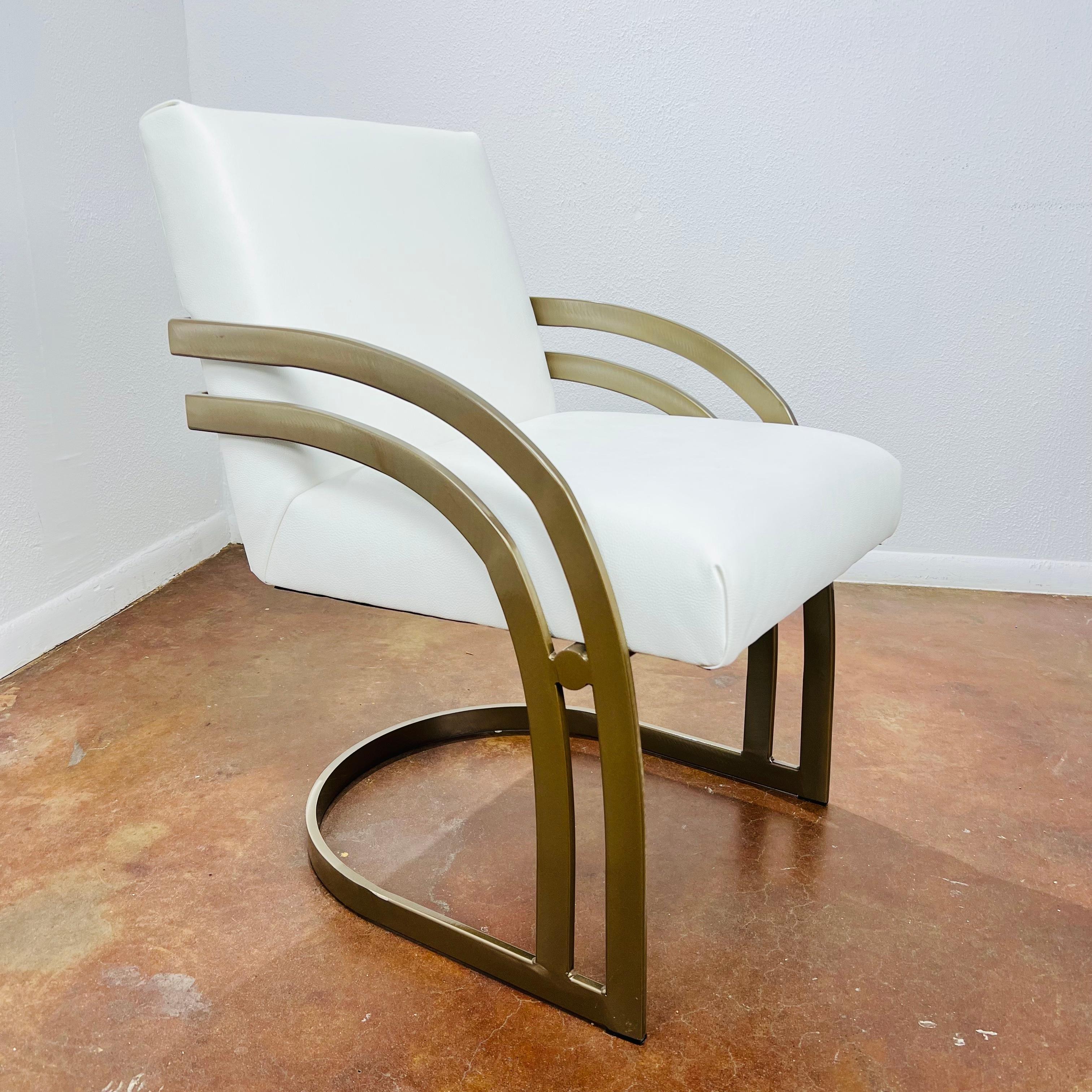 Set of 6 Cantilever Chairs in the Style of Milo Baughman 7