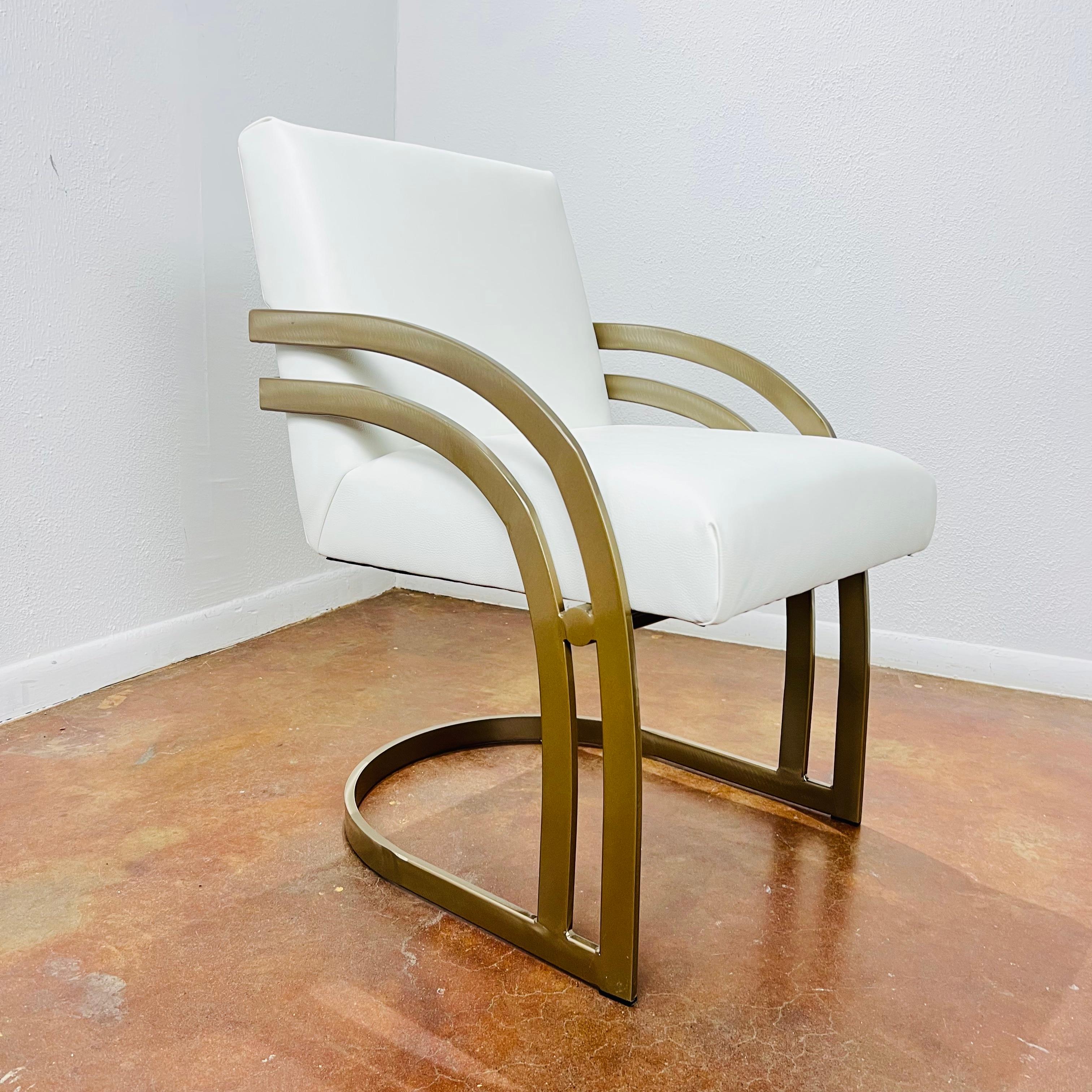 Set of 6 Cantilever Chairs in the Style of Milo Baughman 8