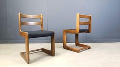 Set di 6 sedie da pranzo cantilever di Casala, anni '70