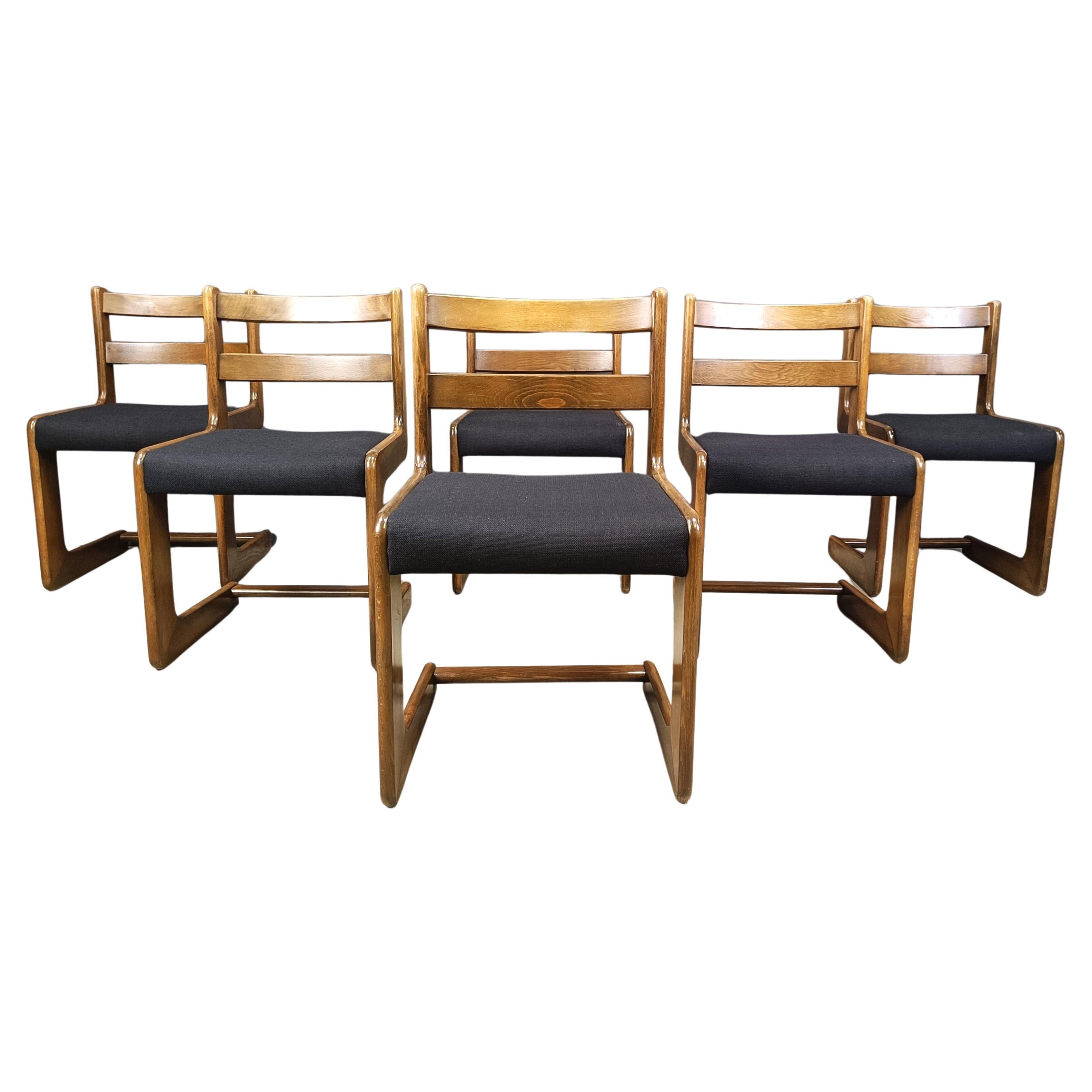Set of 6 Cantilever dining chairs by Casala, 1970s