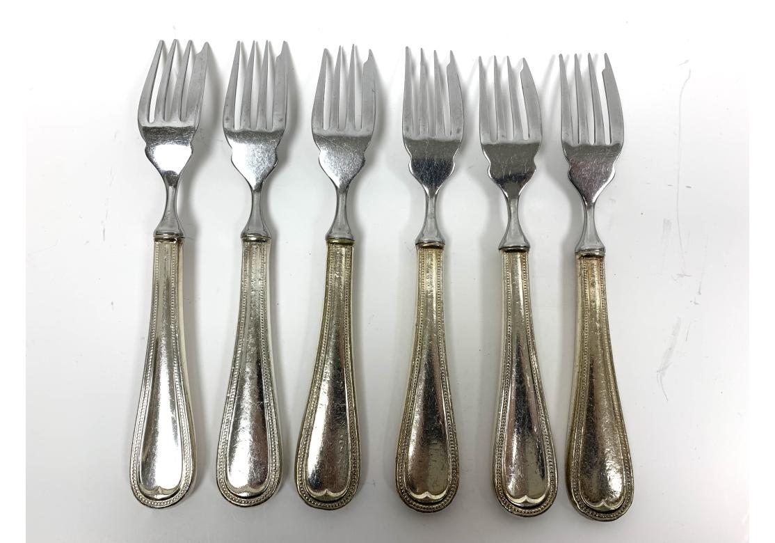 Satz von 6 Carlyle Hotel Fischgabeln im Angebot 3