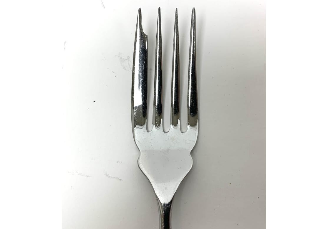 Satz von 6 Carlyle Hotel Fischgabeln (Hollywood Regency) im Angebot