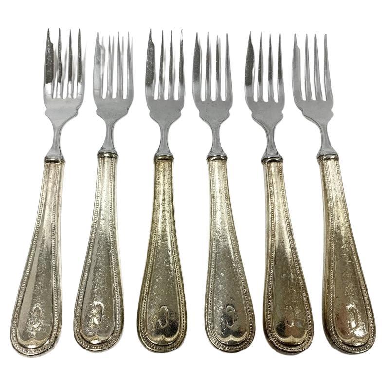 Set Of 6 Carlyle Hotel Fish Forks