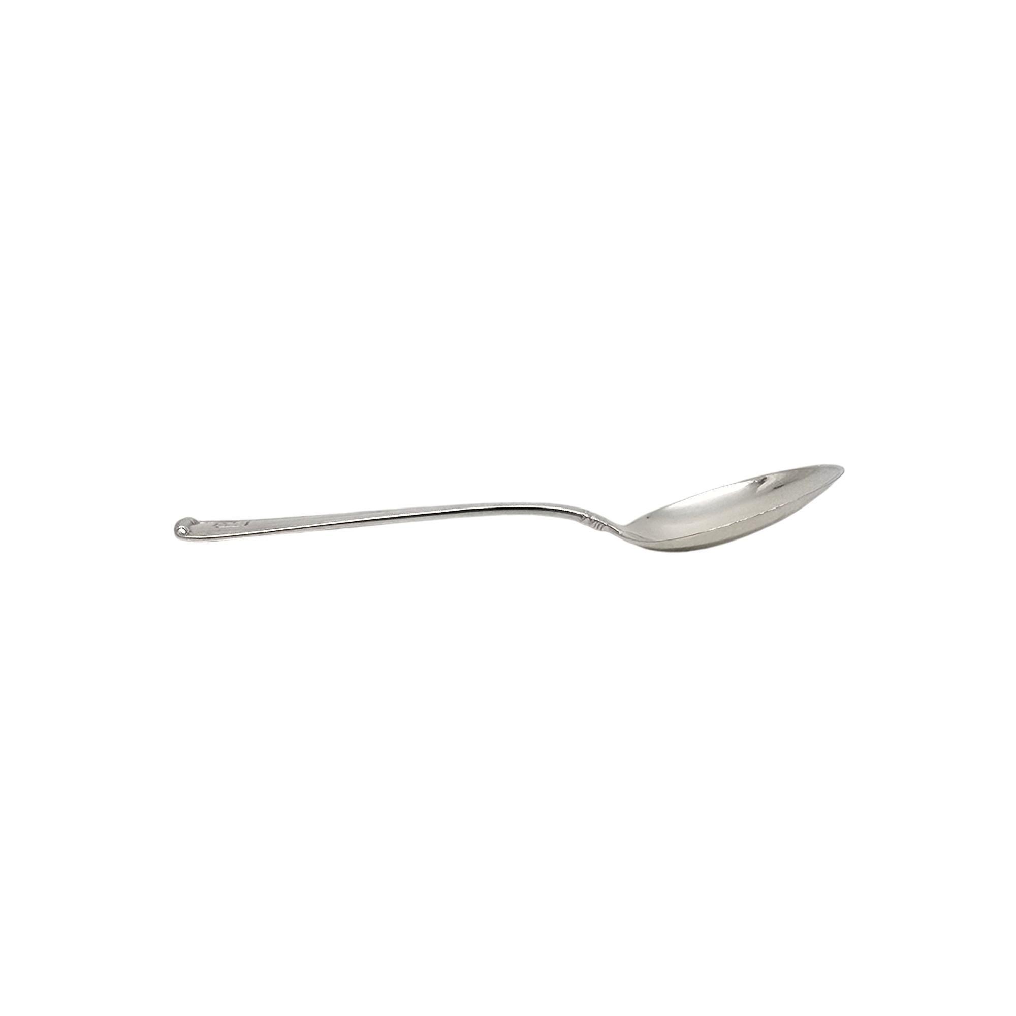 Set of 6 Cartier Marie Louise Sterling Silver Demitasse Spoons w/Mono #19264 In Good Condition In Washington Depot, CT