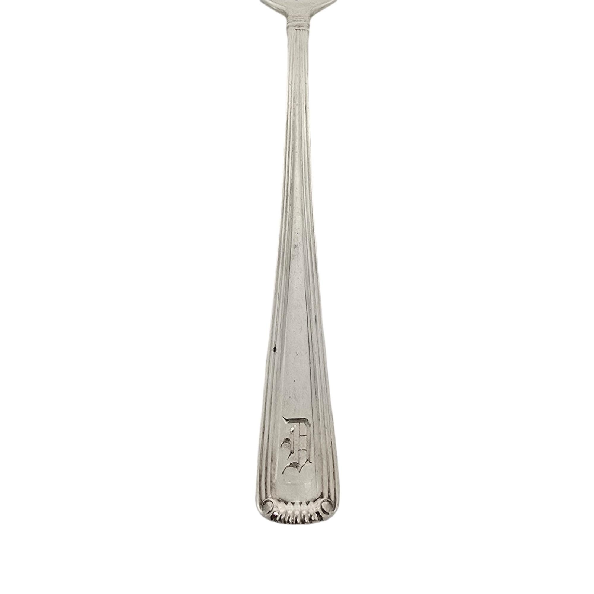 Women's or Men's Set of 6 Cartier Marie Louise Sterling Silver Demitasse Spoons w/Mono #19264