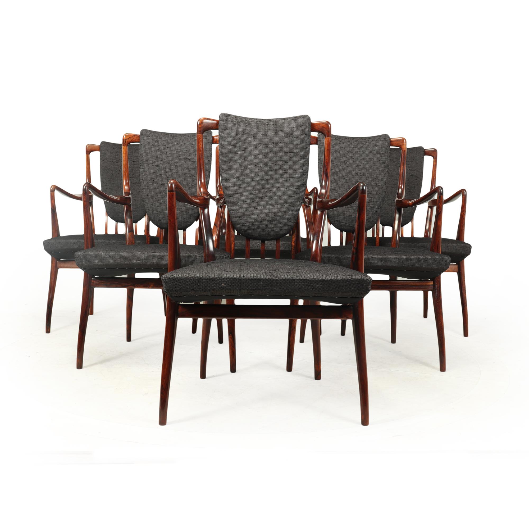 Set of 6 Carver Chairs by Andrew Milne 8