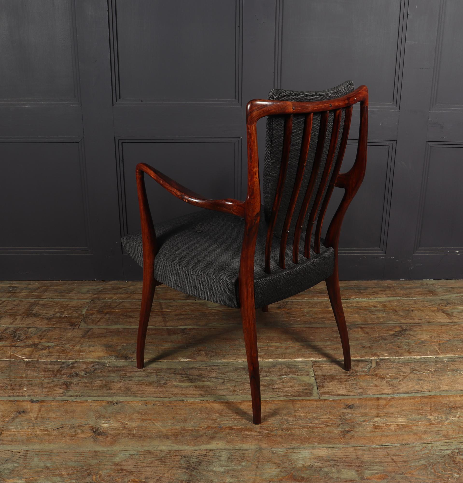 Mid-20th Century Set of 6 Carver Chairs by Andrew Milne