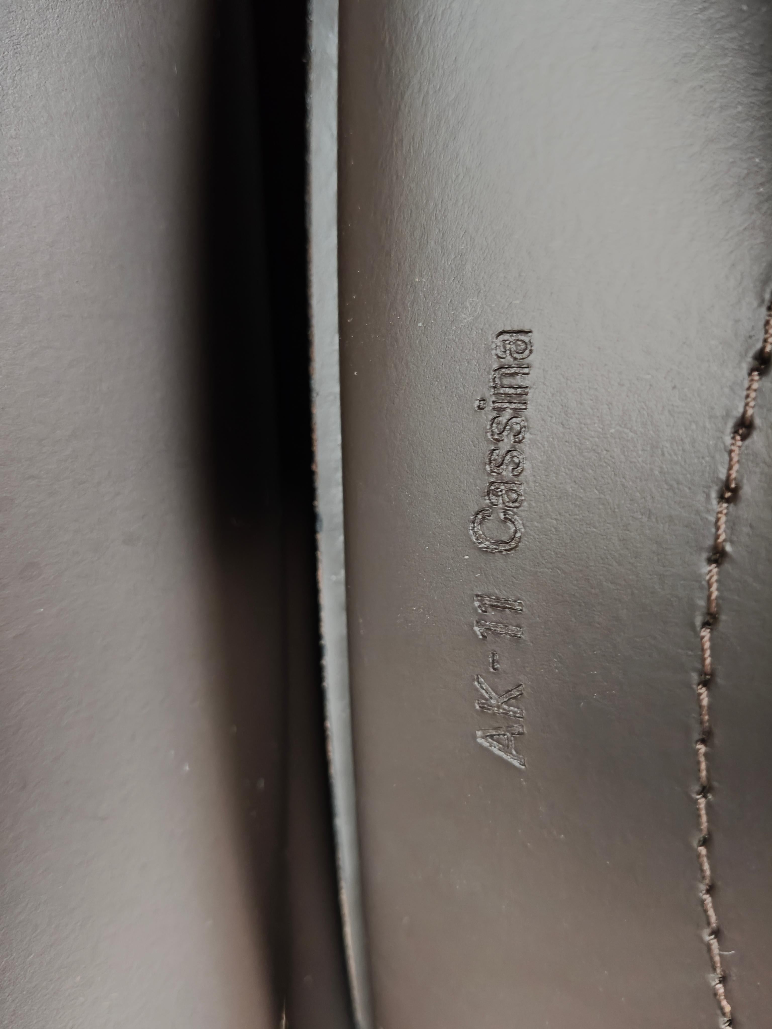 Satz von 6 Cassina Cab Stühlen von Mario Bellini, 1990er Jahre im Zustand „Hervorragend“ im Angebot in Leuven, Vlaams Gewest