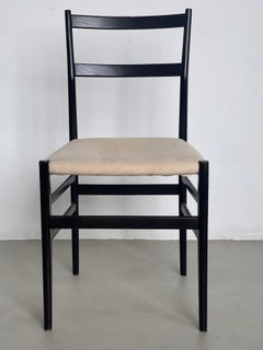 Lot de 6 chaises « Leggera » de Cassina, dessinées par Gio Ponti, années 1960