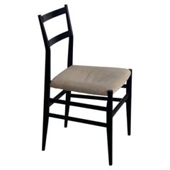 Lot de 6 chaises « Leggera » de Cassina, dessinées par Gio Ponti, années 1960