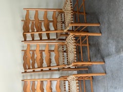 Ensemble de 6 chaises de salle à manger à dossier échelonné Catgut