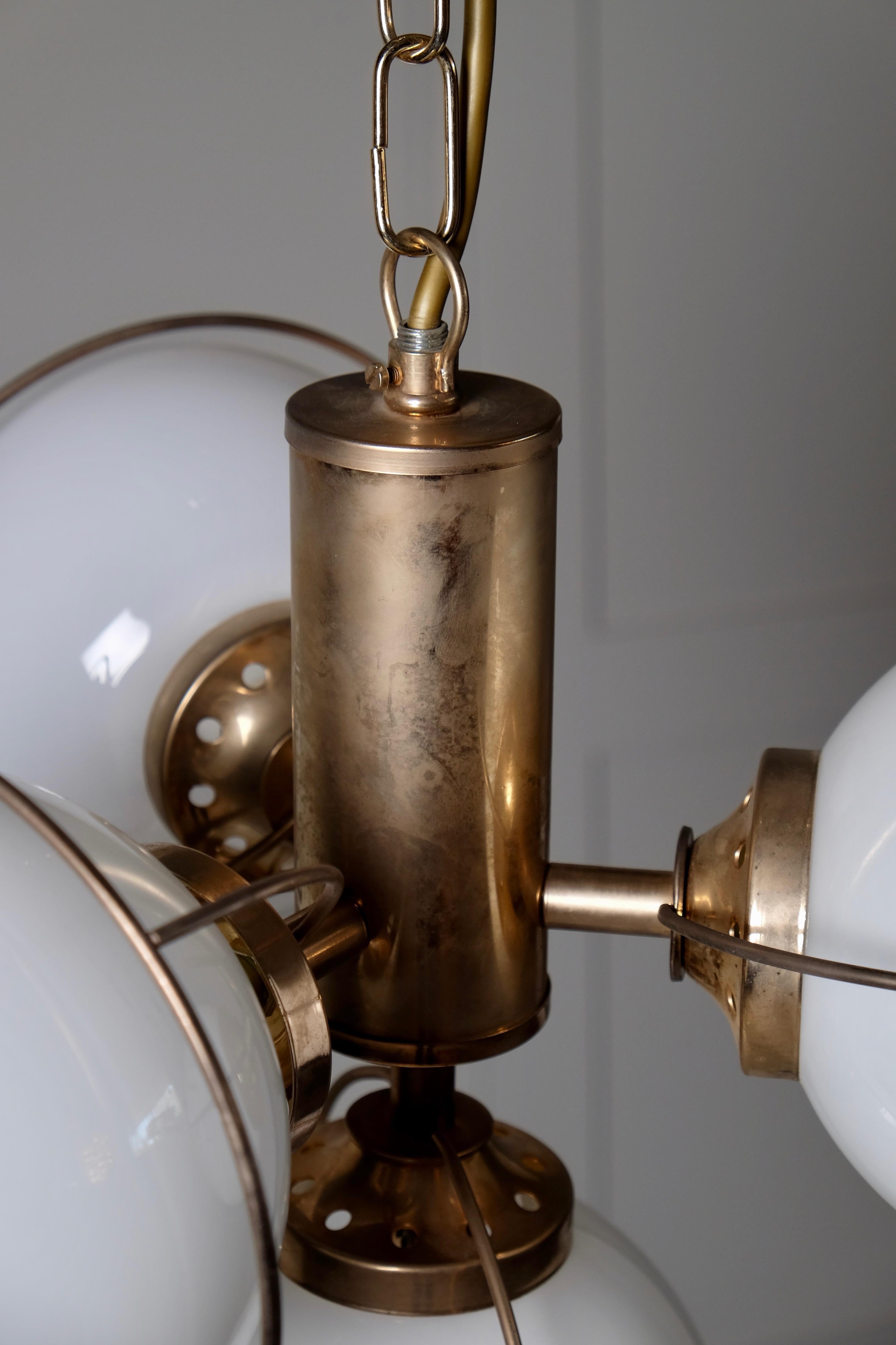 Fine XX secolo Set di 6 lampade da soffitto, Svezia, anni '80 in vendita