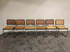 Set of 6 Cesca side chairs, 1970s