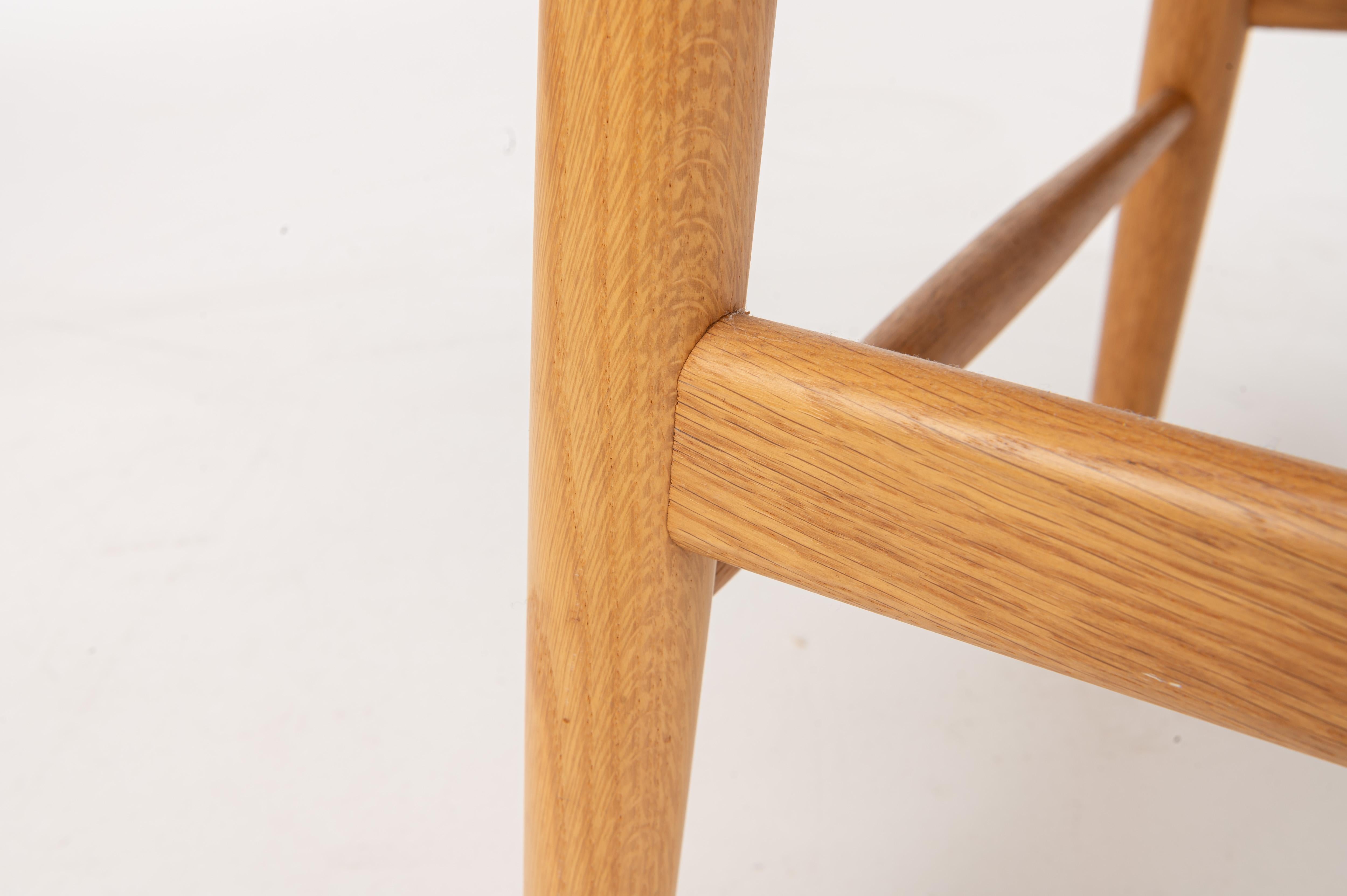 Ensemble de 6 chaises de salle à manger en forme de triangle 'CH24' par Hans J Wegner pour Carl Hansen, Danemark en vente 8