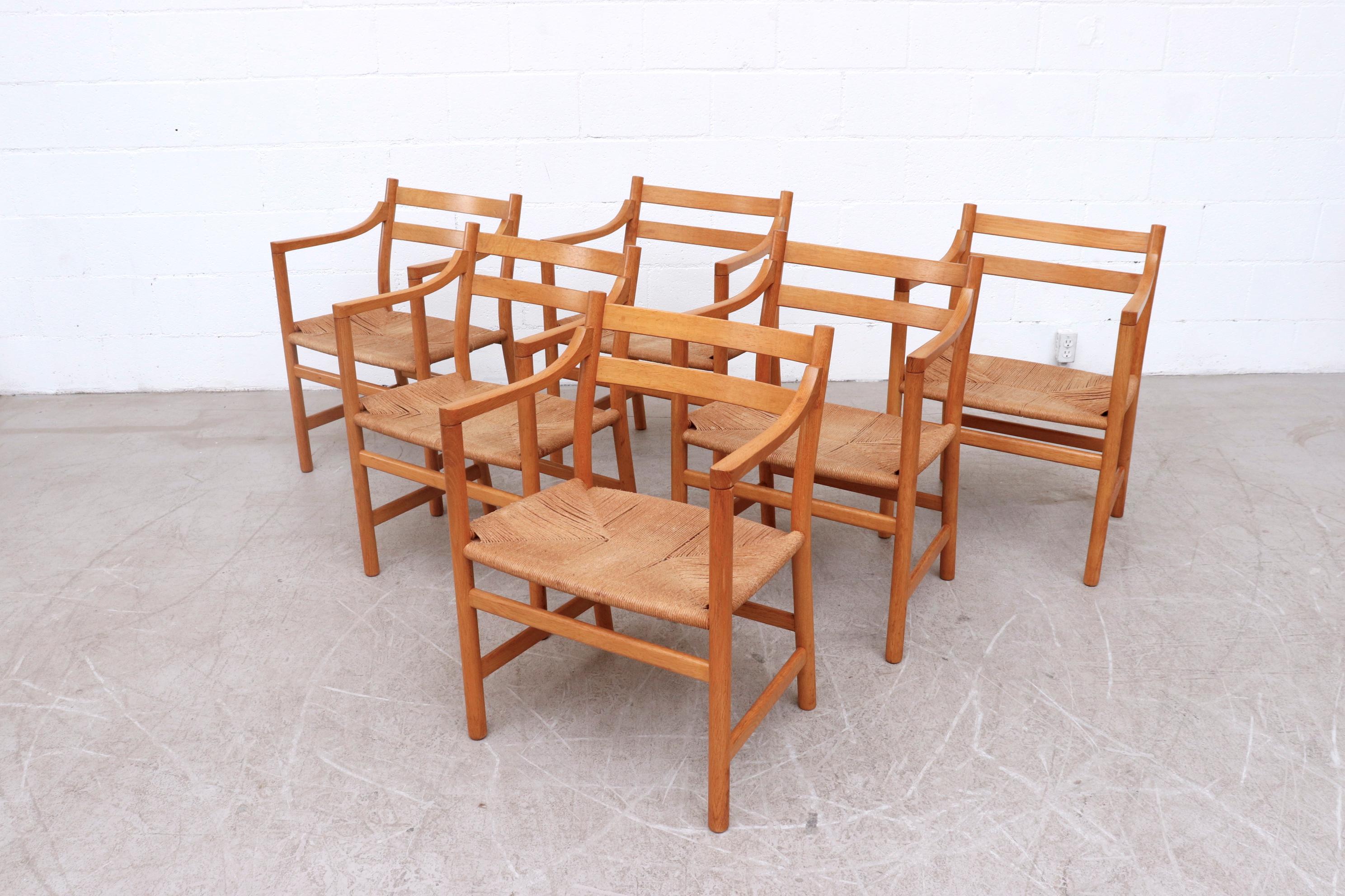 painted oak dining chairs