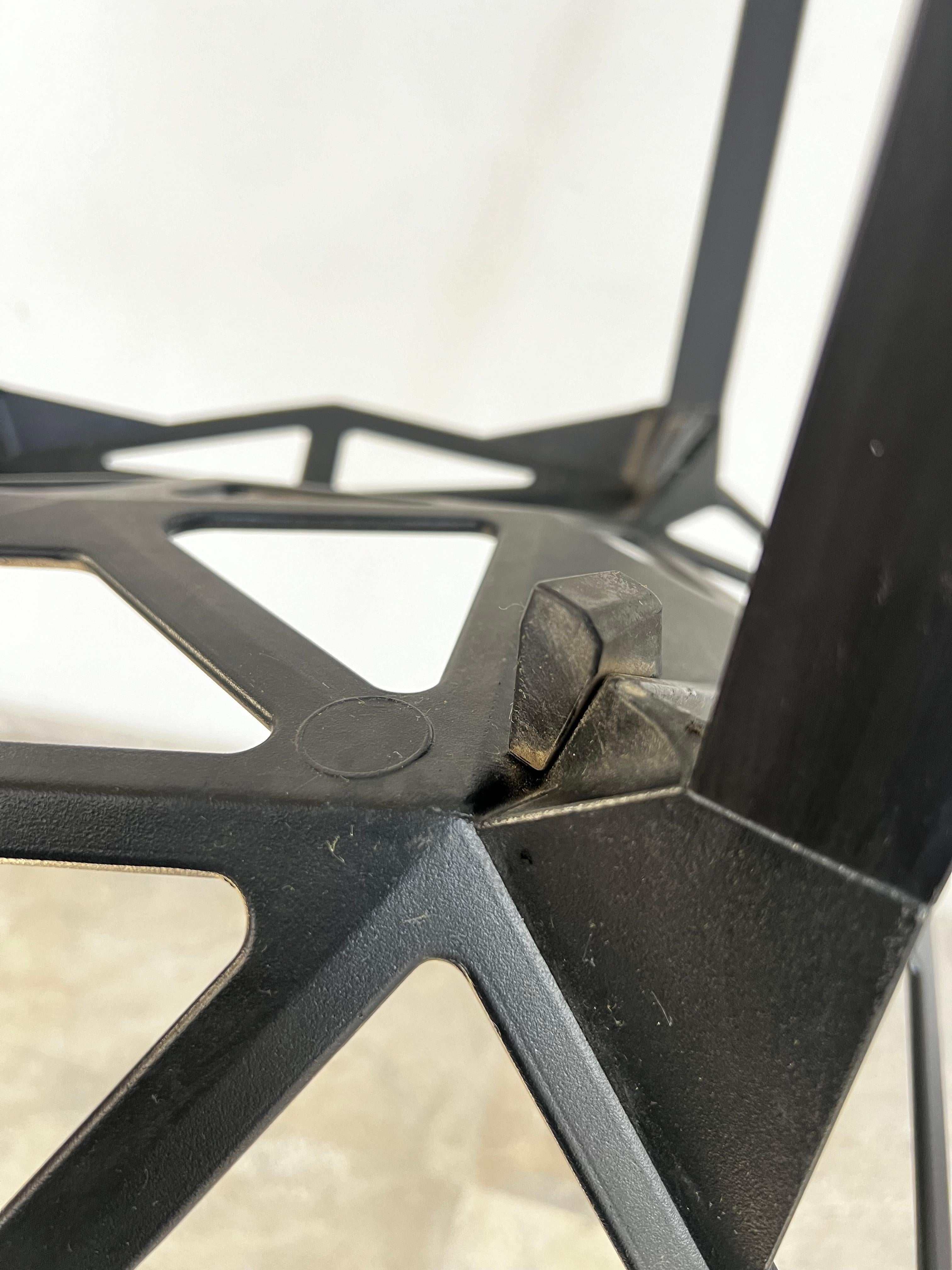 Satz von 6 Stühlen_Einer in Schwarz von Konstantin Grcic für MAGIS (21. Jahrhundert und zeitgenössisch) im Angebot