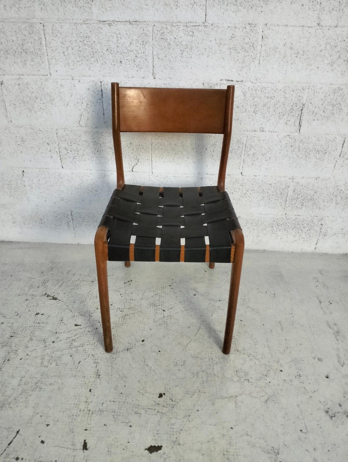 6er Set Stühle Modell 993 von Studio TiPi für Montina 60s im Angebot 4