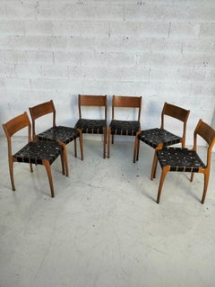 Set of 6 chairs 993 model by Studio TiPi for Montina  60s