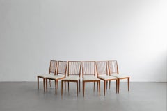 Set of 6 Chairs by Joaquim Tenreiro, 1947, Midcentury Design