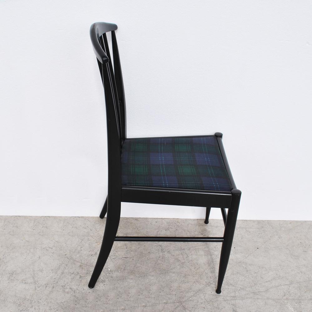 Ebonized Set of 6 Chairs by Kerstin Horlin Holmquist for Asko Finland