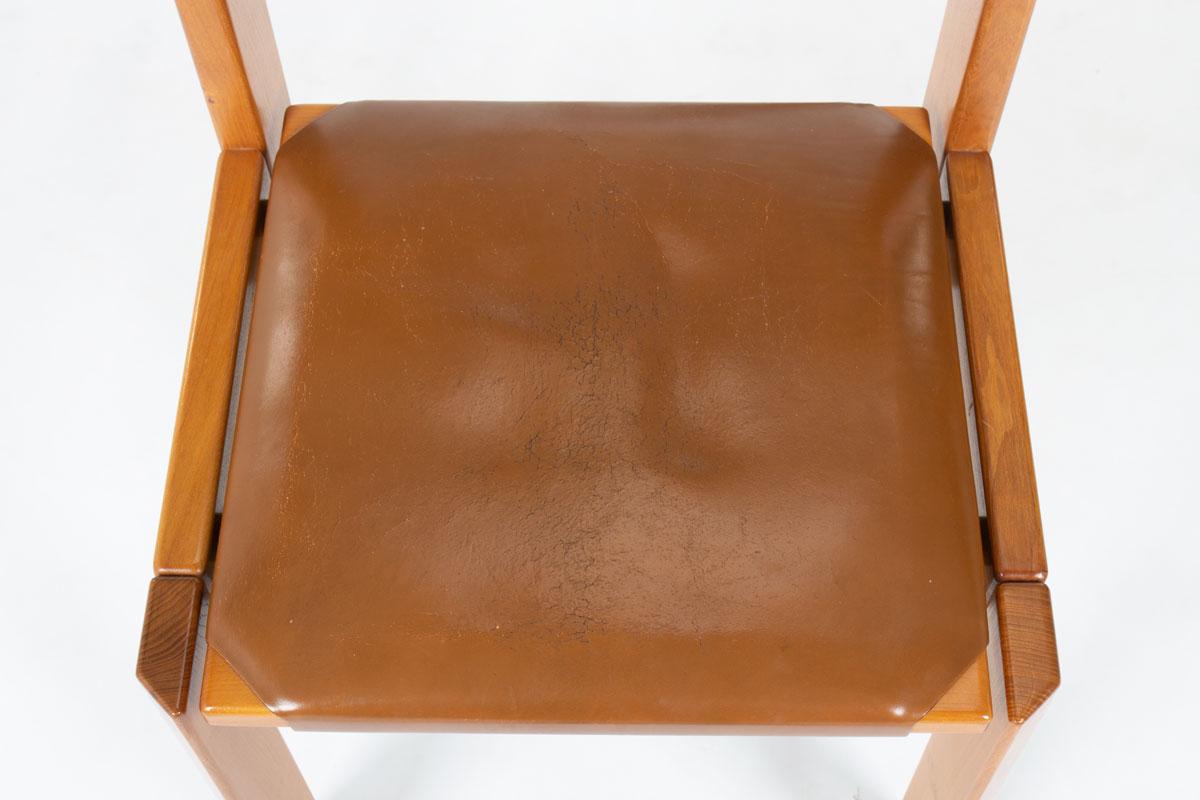 Ensemble de 6 chaises de Luigi Gorgoni pour Roche Bobois 1970 en vente 1