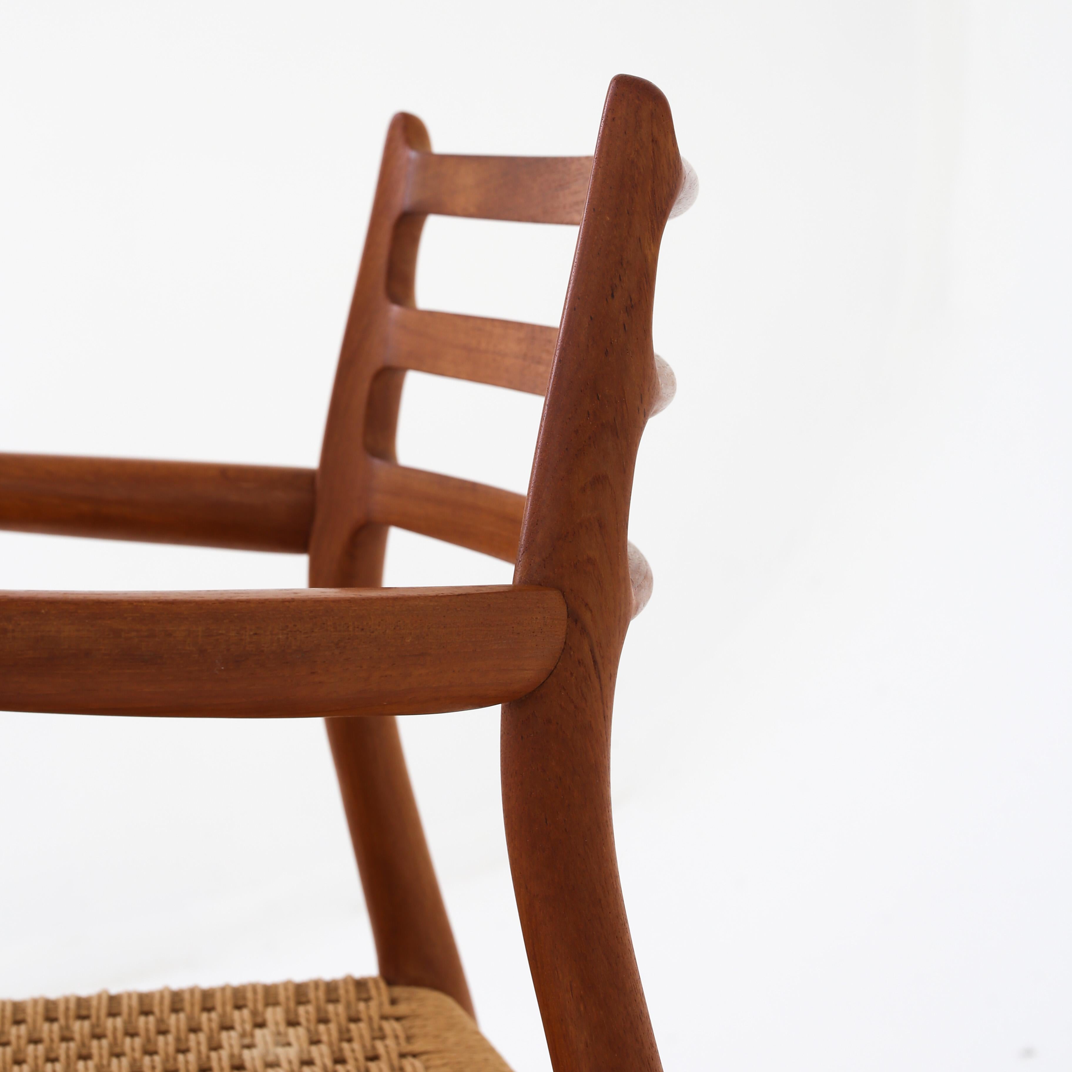 Set of 6 Chairs by Niels O. Møller 2