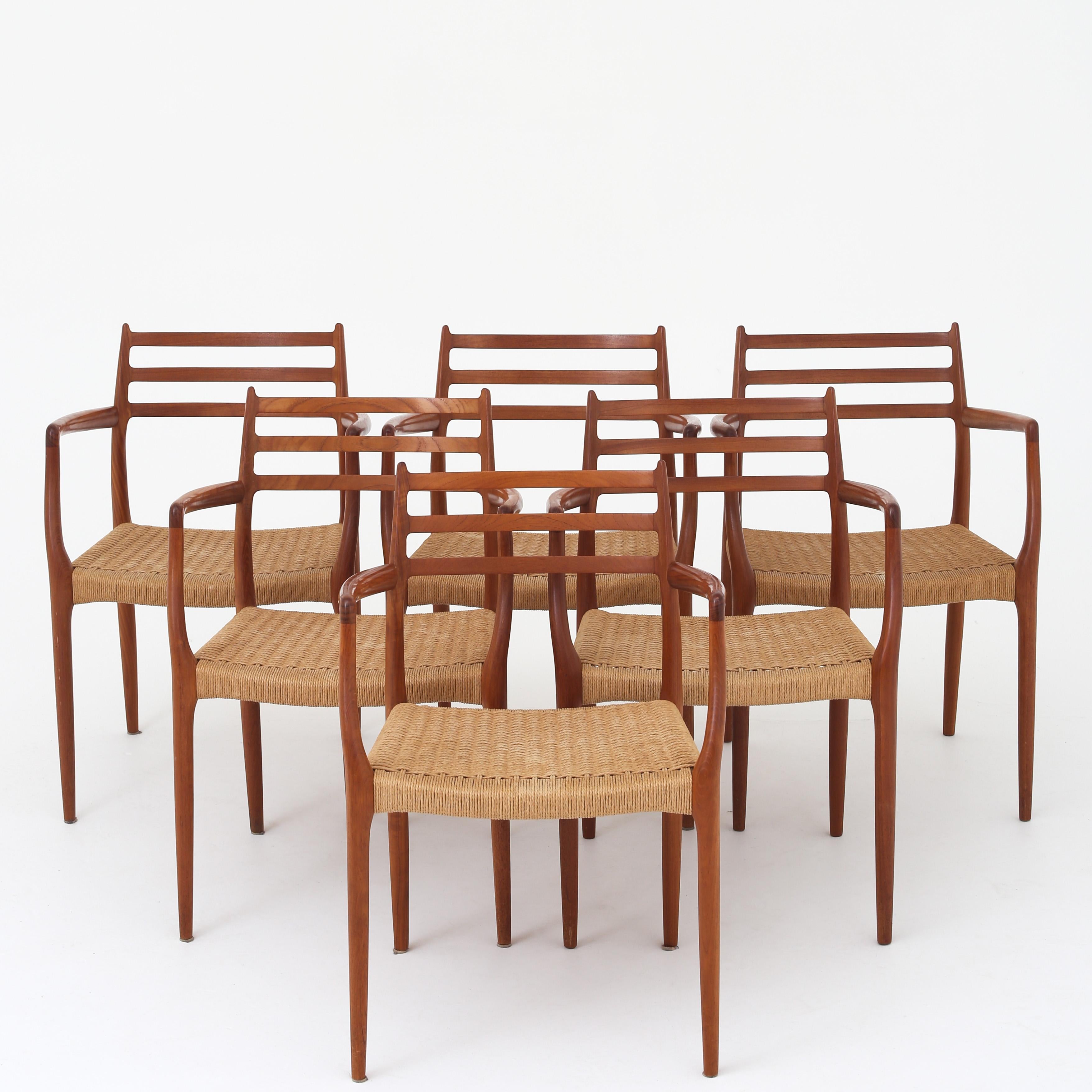 Set of 6 Chairs by Niels O. Møller 4
