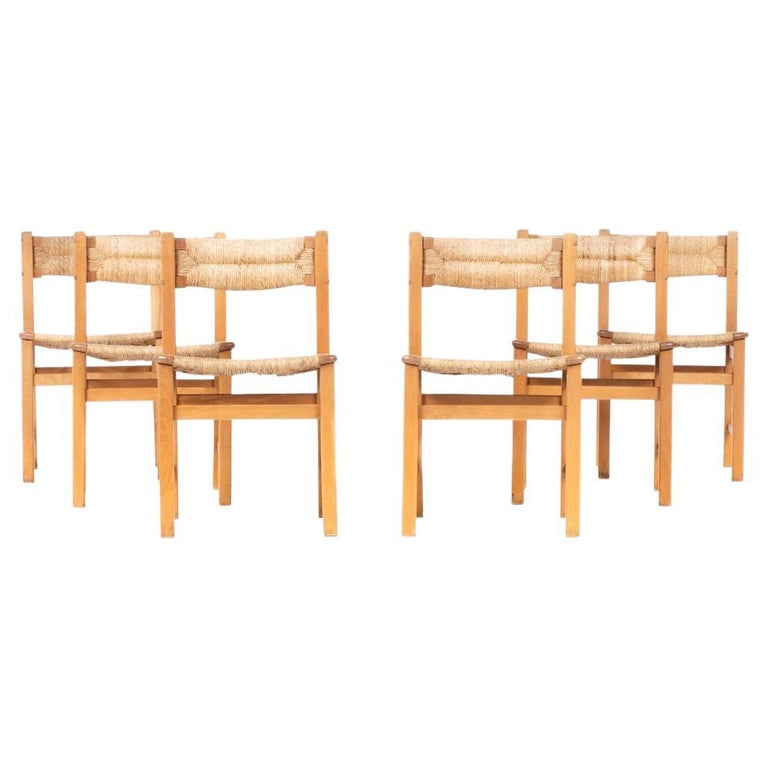 Set of 6 chairs by Pierre-Gautier Delaye for Meuble Weekend, 1950 For Sale  at 1stDibs