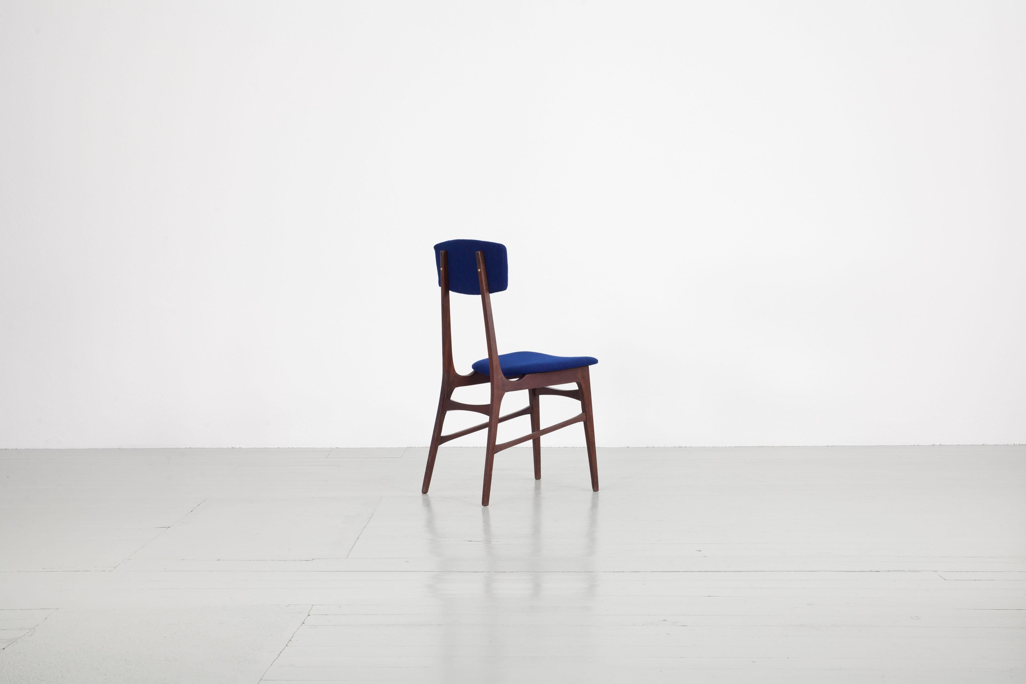 Textile Ensemble de 6 chaises par Pompeo Fumagalli-Mariano Comese, Italie, 1960 en vente
