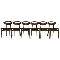 Ensemble de 6 chaises par Roger Landault pour Sentou, design français