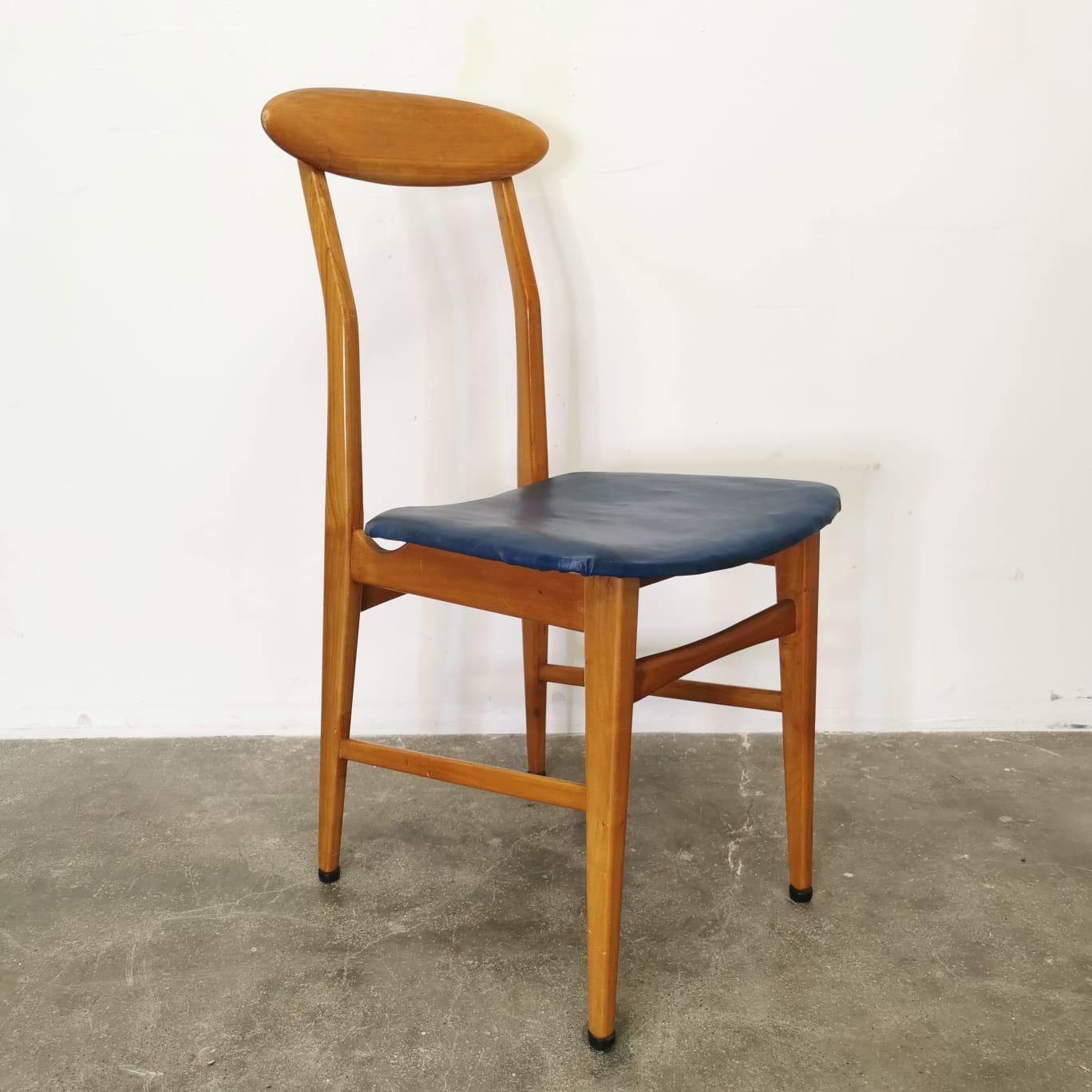 Mid-20th Century Set of 6 Chairs by Sorgente Del Mobile
