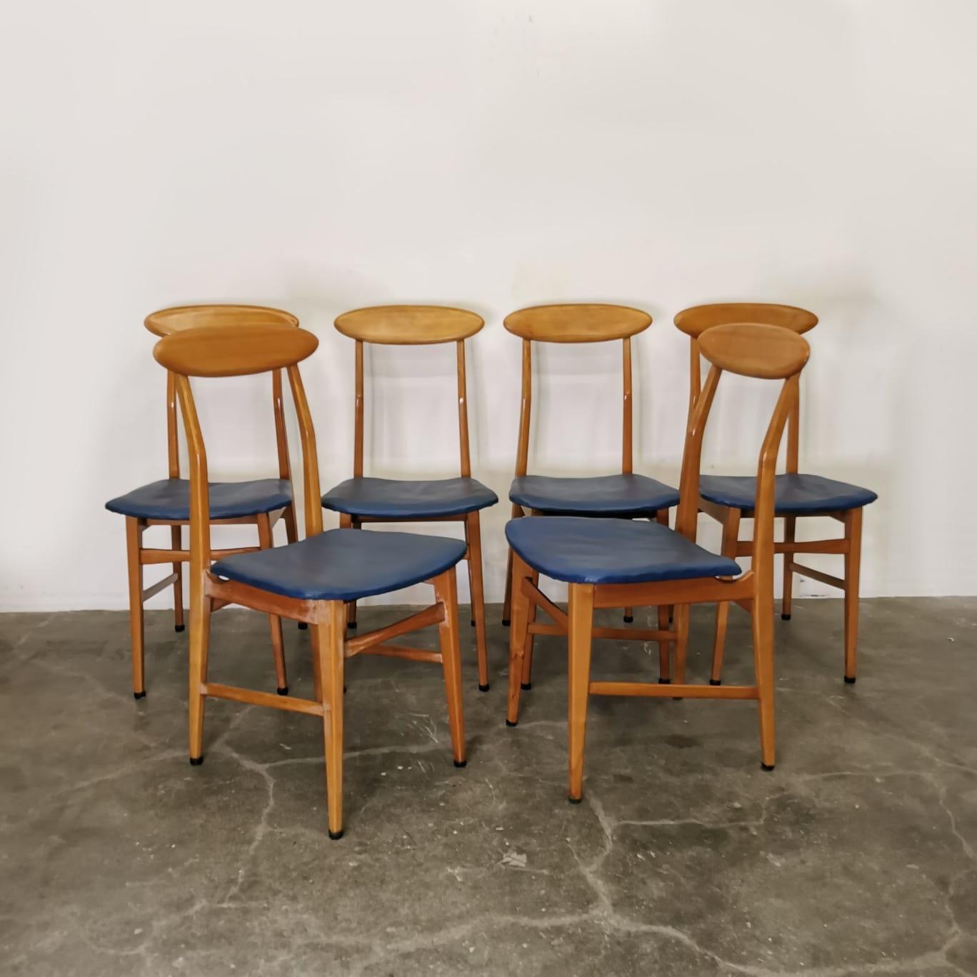 Set of 6 Chairs by Sorgente Del Mobile 1