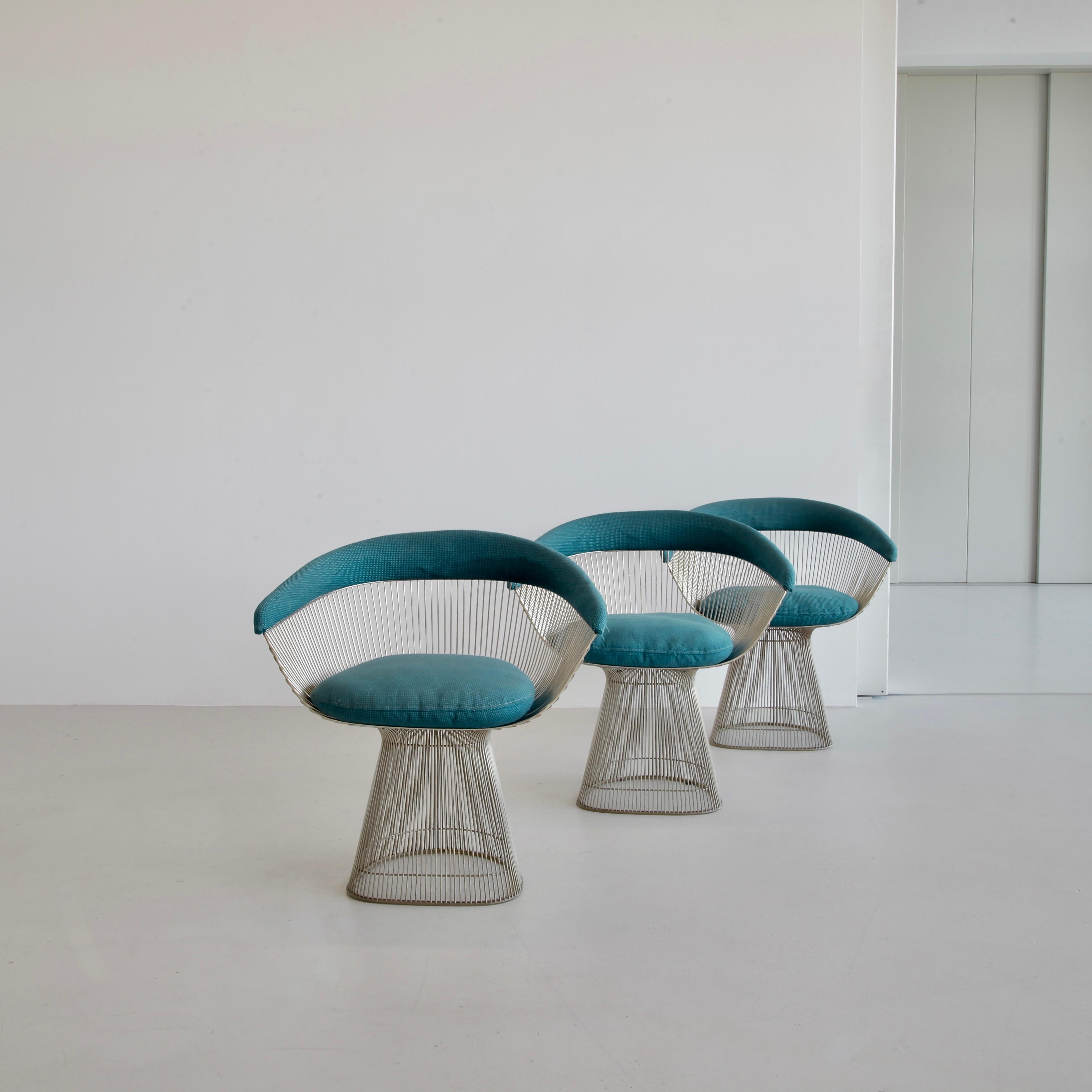 Late 20th Century Set of 6 Chairs by Warren Platner, Knoll International, 1970s