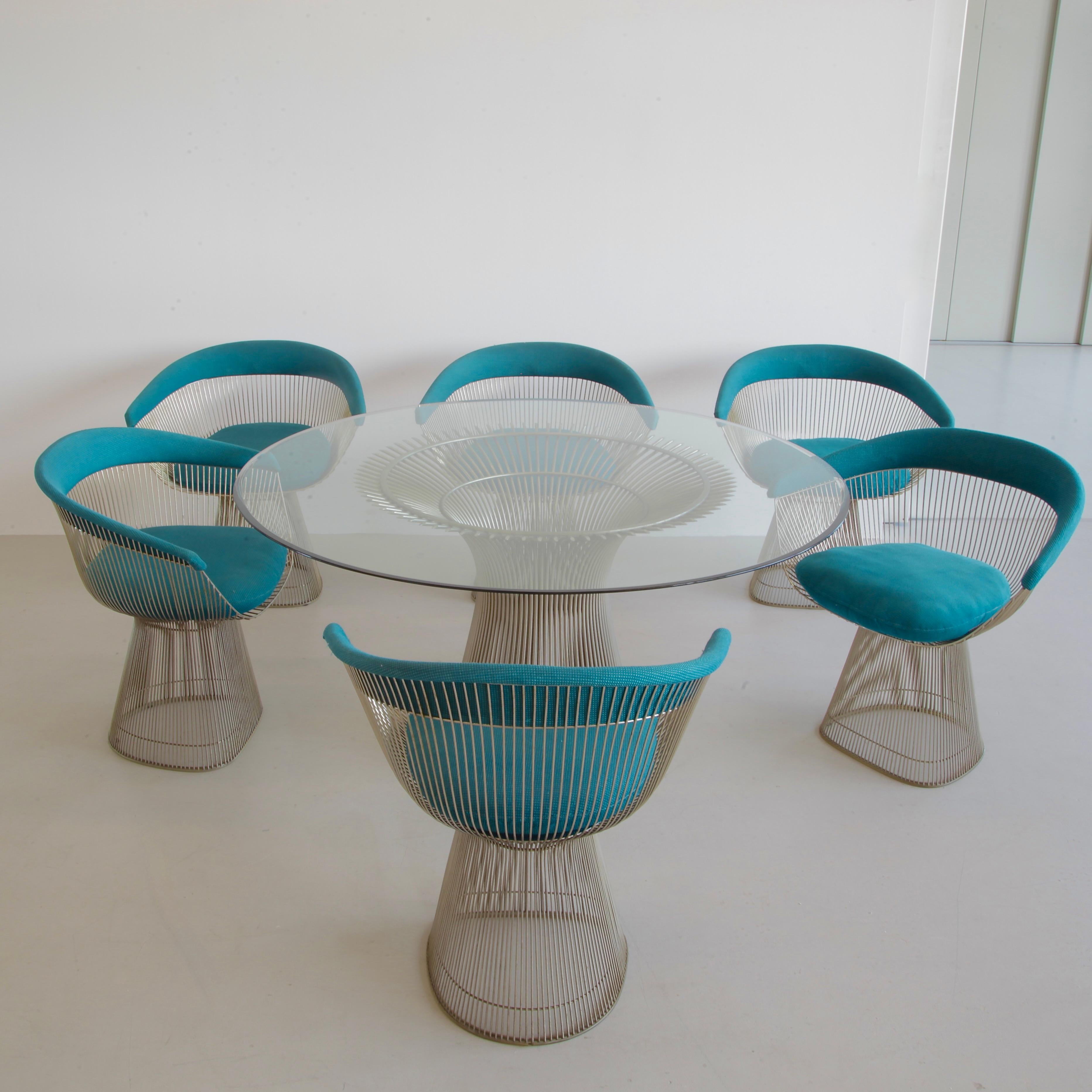 Set of 6 Chairs by Warren Platner, Knoll International, 1970s 1