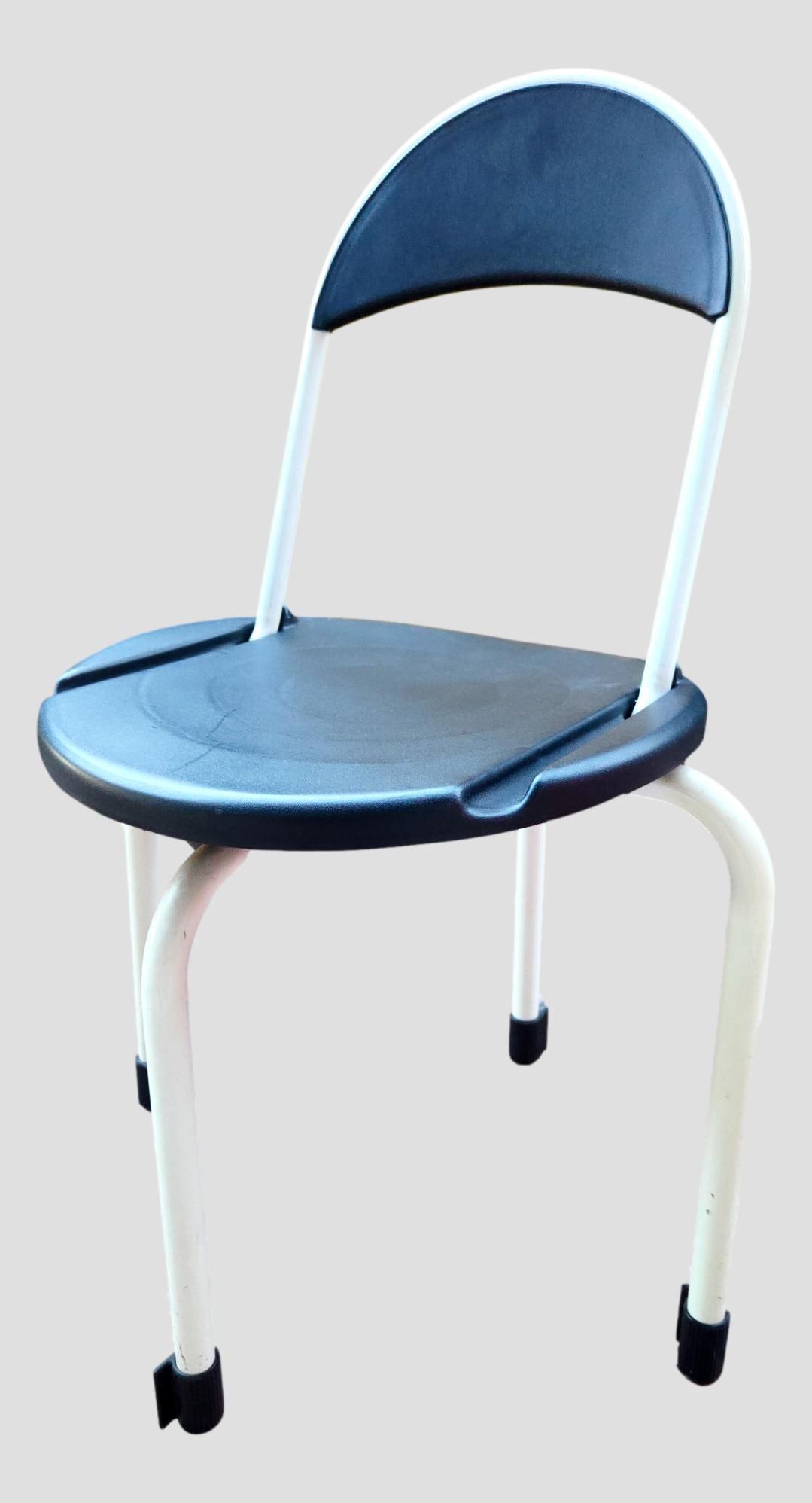 Ensemble de 6 chaises Clack Modèle Design Lucci & Orlandini pour Lamm, années 70 Bon état - En vente à taranto, IT