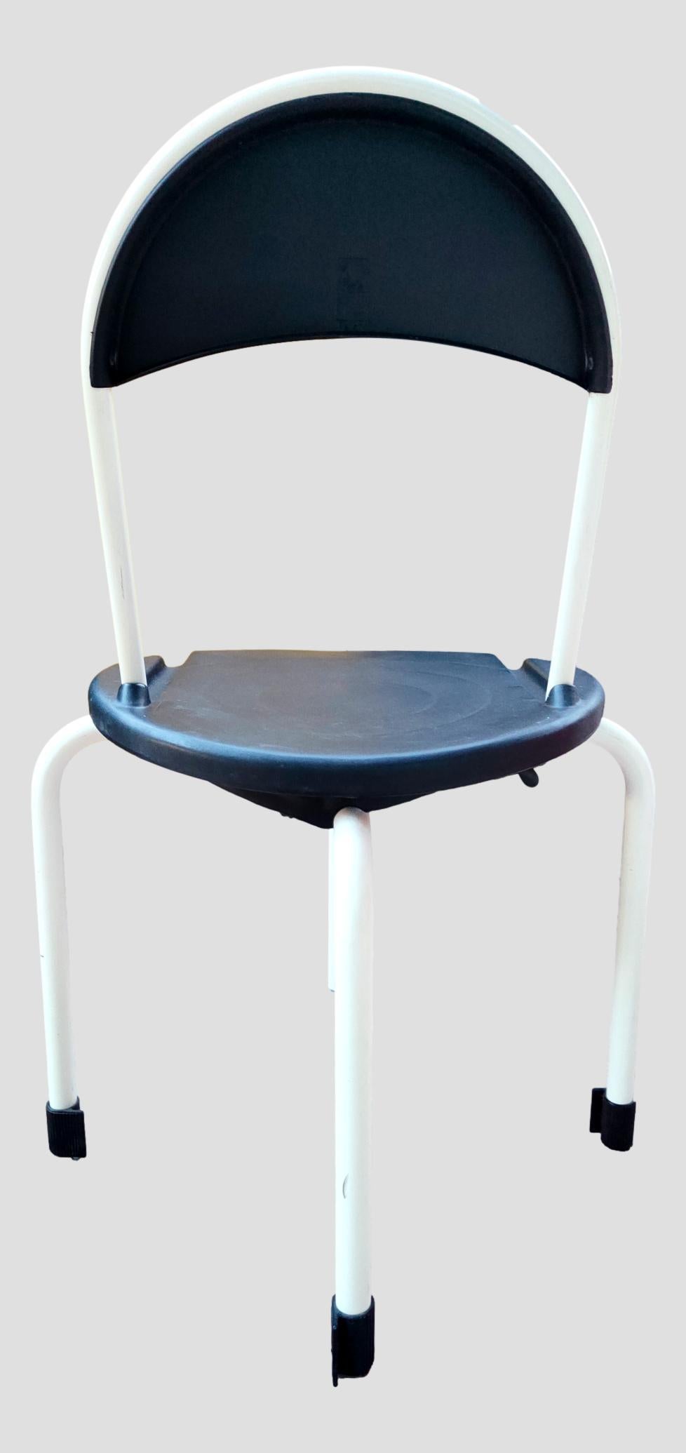 Ensemble de 6 chaises Clack Modèle Design Lucci & Orlandini pour Lamm, années 70 en vente 1