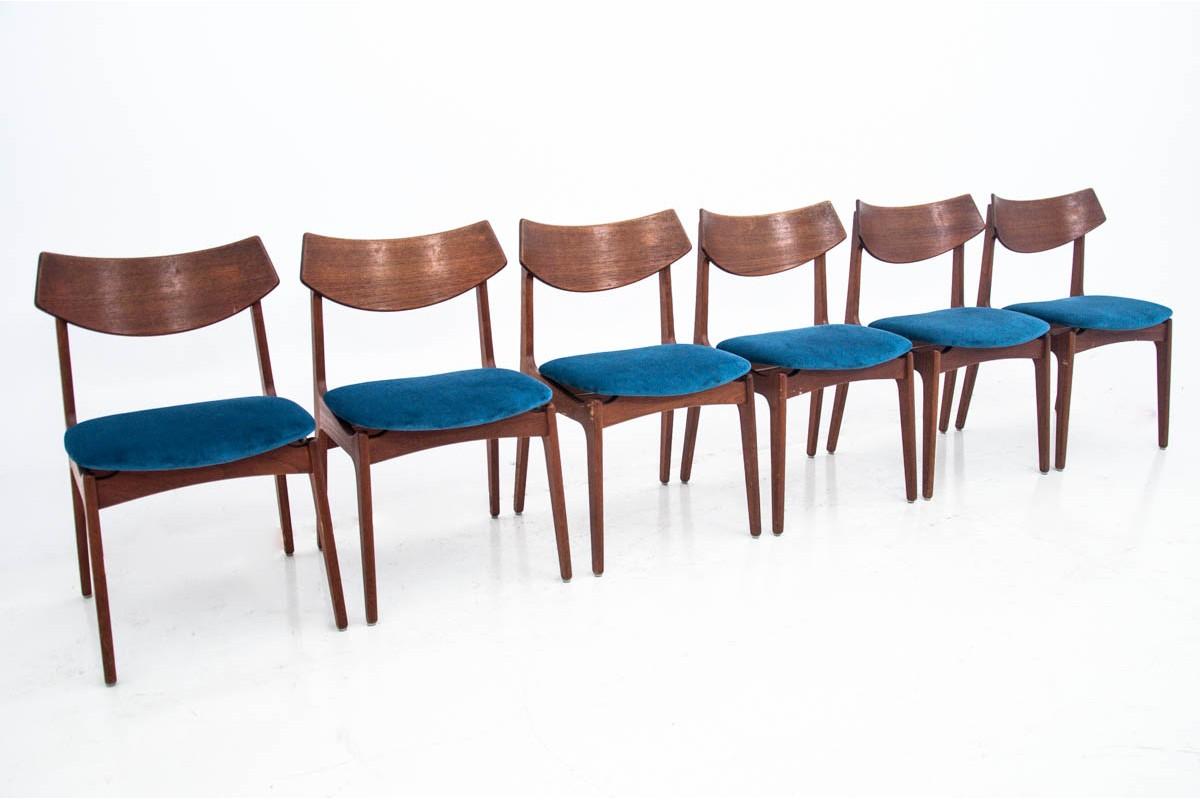 Set of 6 Chairs, Danish Design, 1960s 1