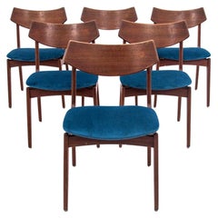 Set of 6 Chairs, Danish Design, 1960s