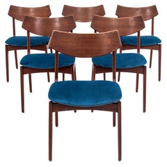 Set of 6 Chairs, Danish Design, 1960s