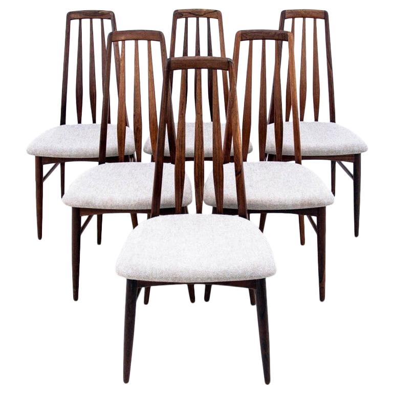 Set of 6 Chairs, Danish Design, Niels Koefoed, 1960s