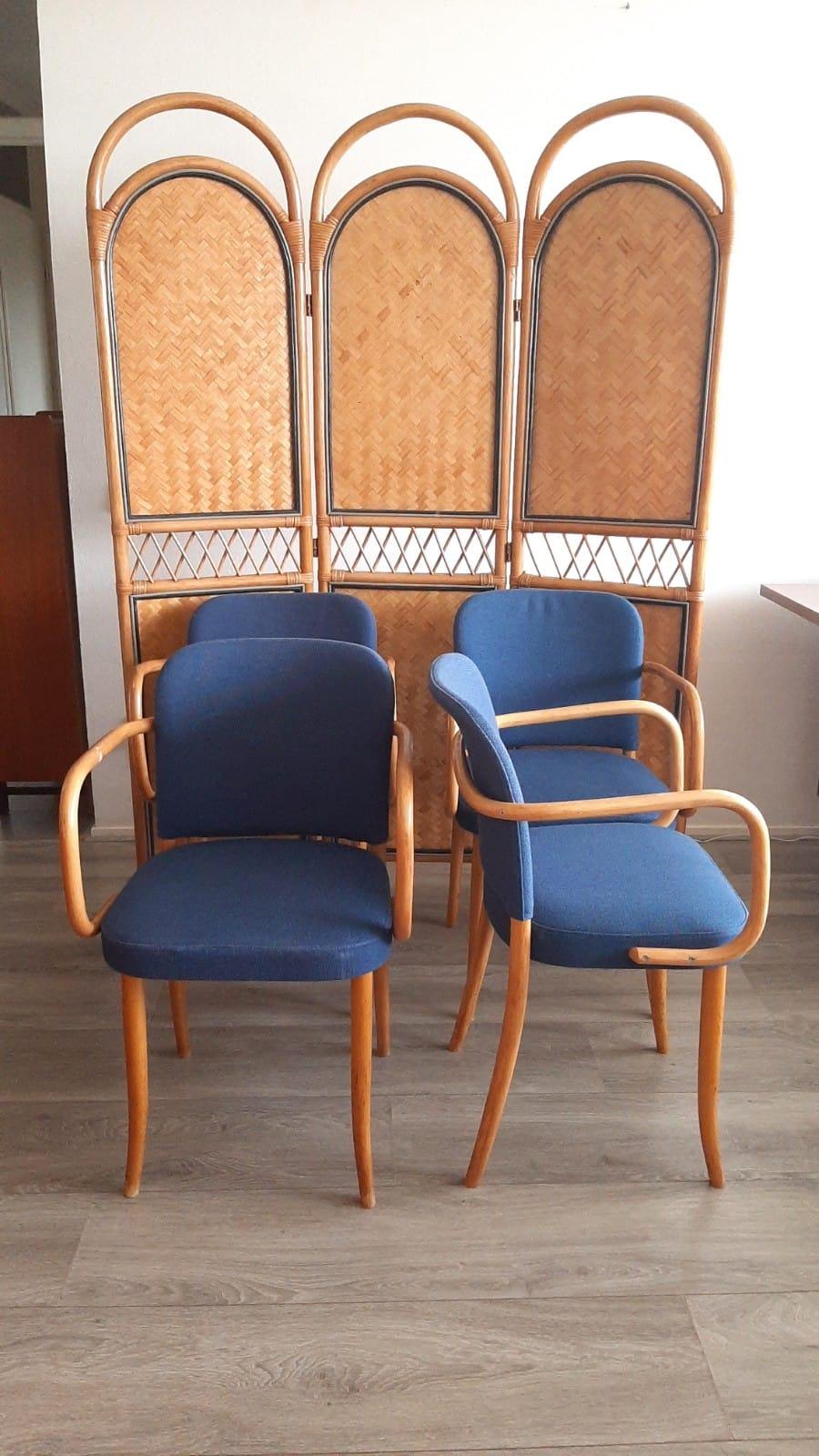 Satz von 6 Stühlen, entworfen von Josef Hoffman für Thonet im Zustand „Gut“ im Angebot in MIJDRECHT, NL