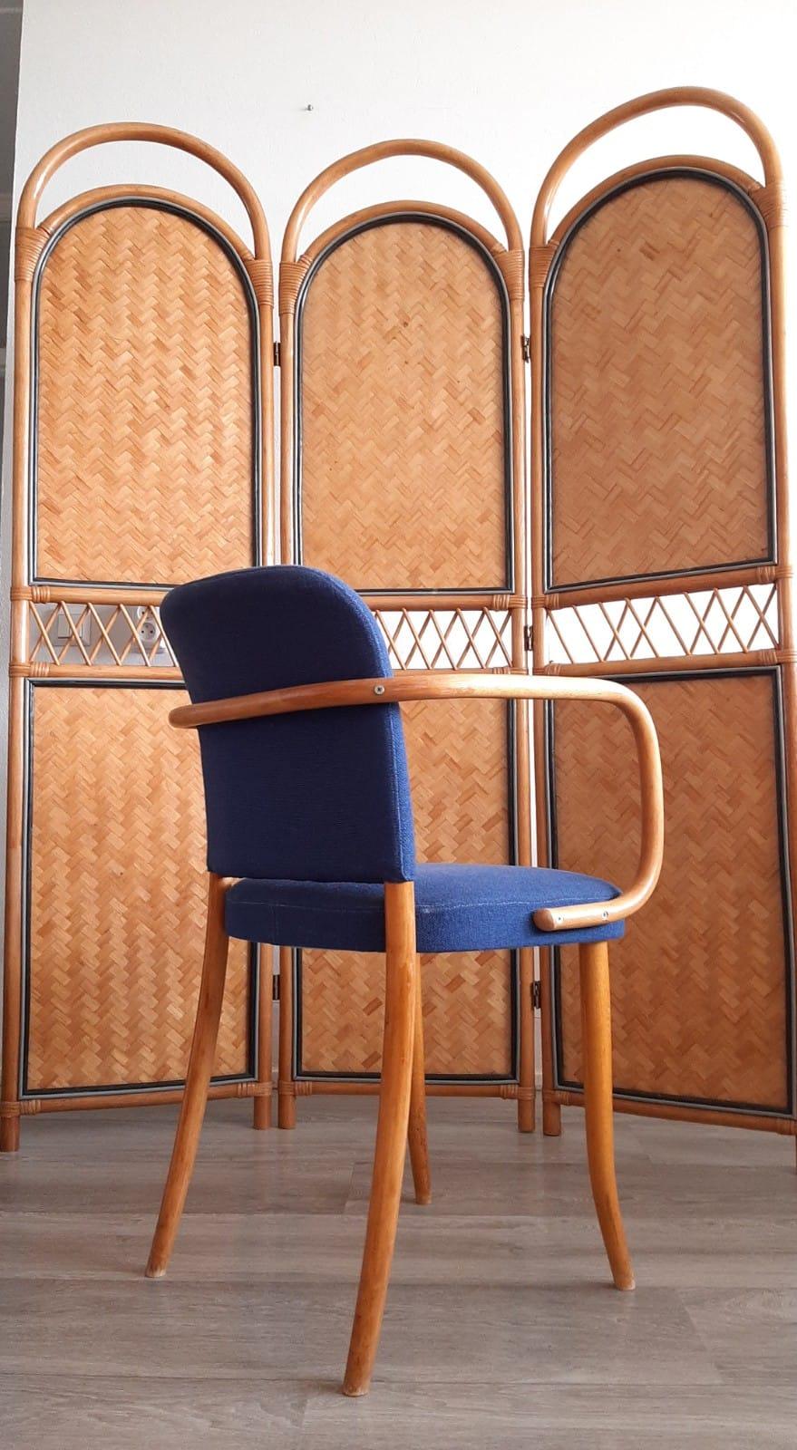 Satz von 6 Stühlen, entworfen von Josef Hoffman für Thonet im Angebot 3