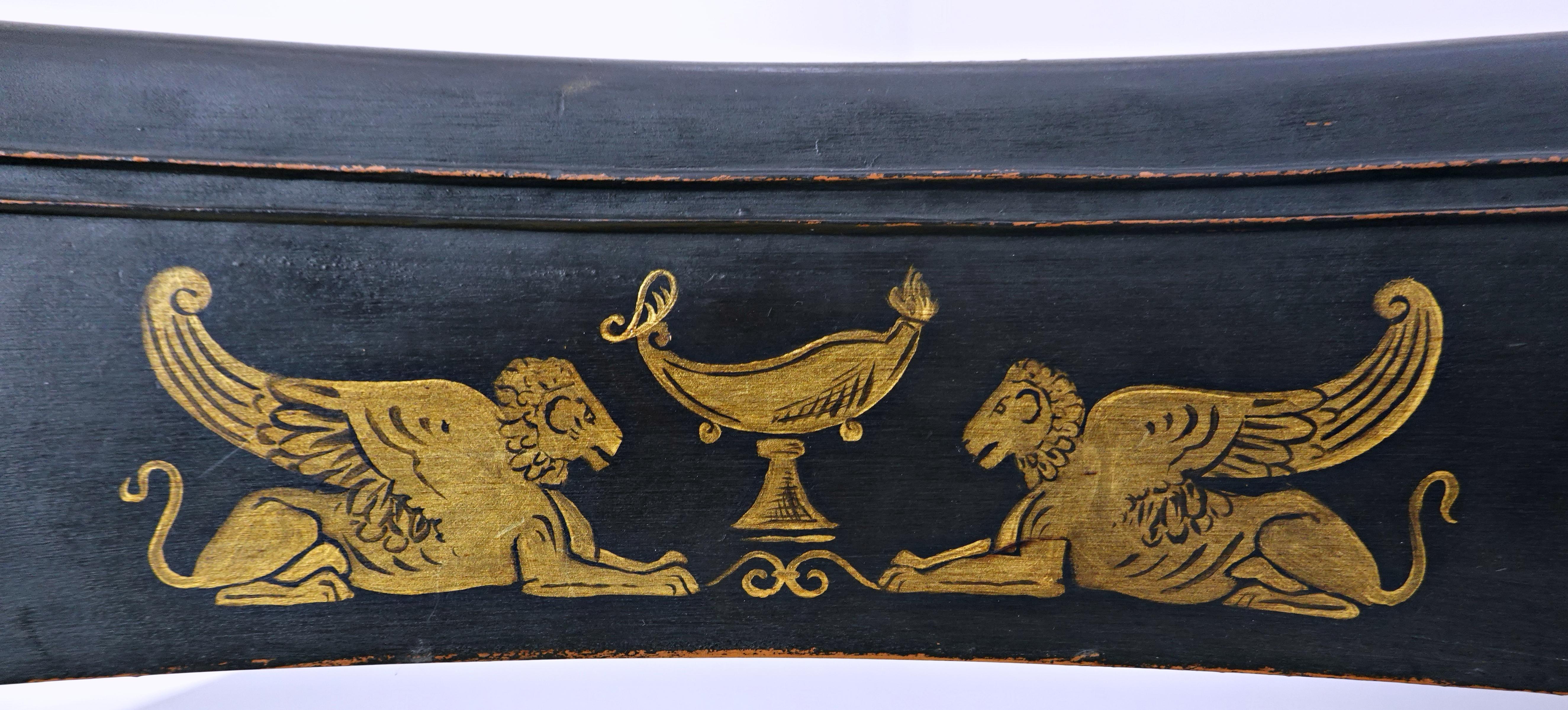 Set di 6 sedie, stile Impero, Belgio in vendita 10